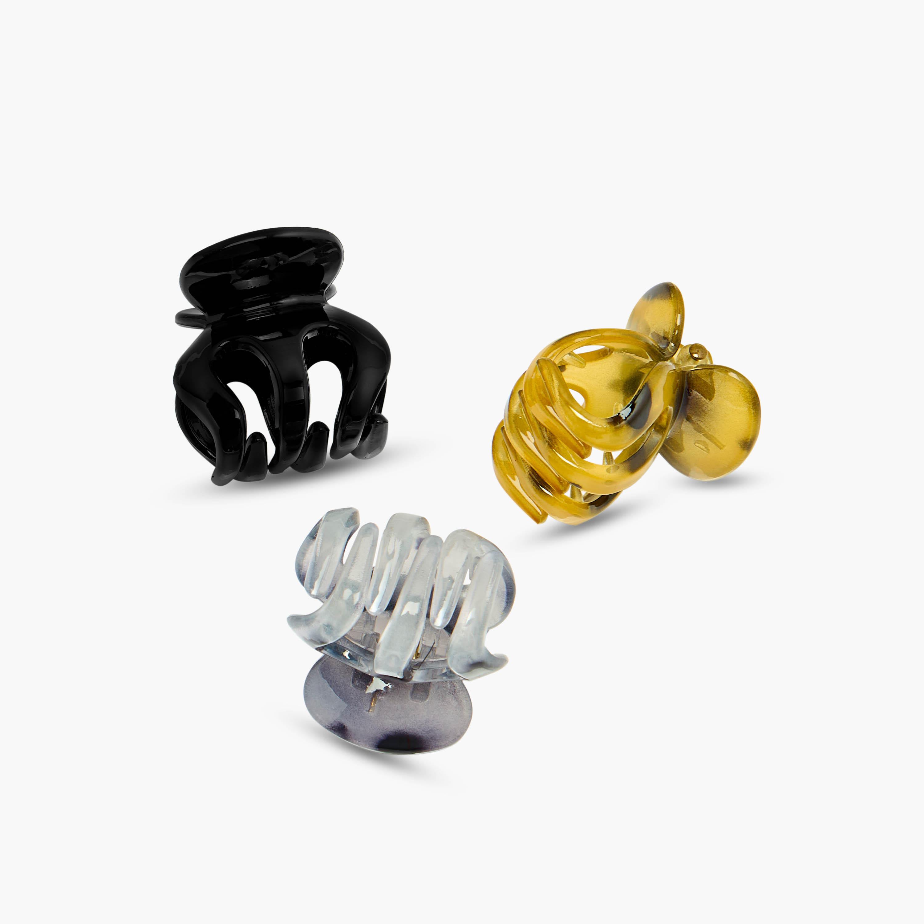 Pack of 3 Claw Shape Hair Clamps-women-hairaccessories-clamps-image-6