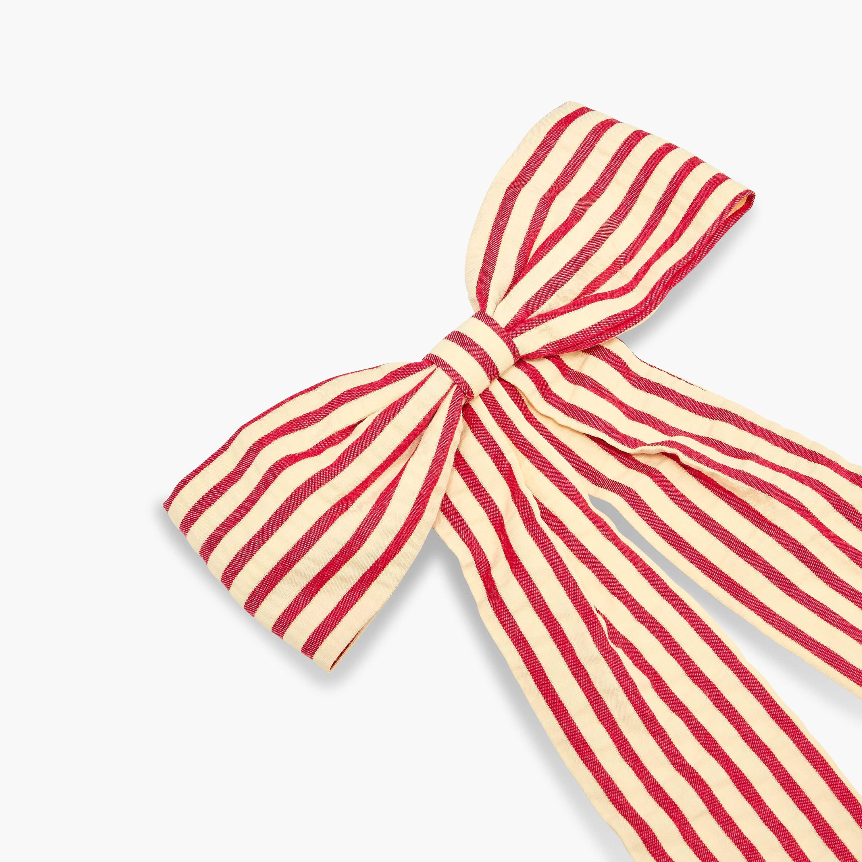 Bow Barrette Hair Clip with Stripes-women-hairaccessories-clips-image-3