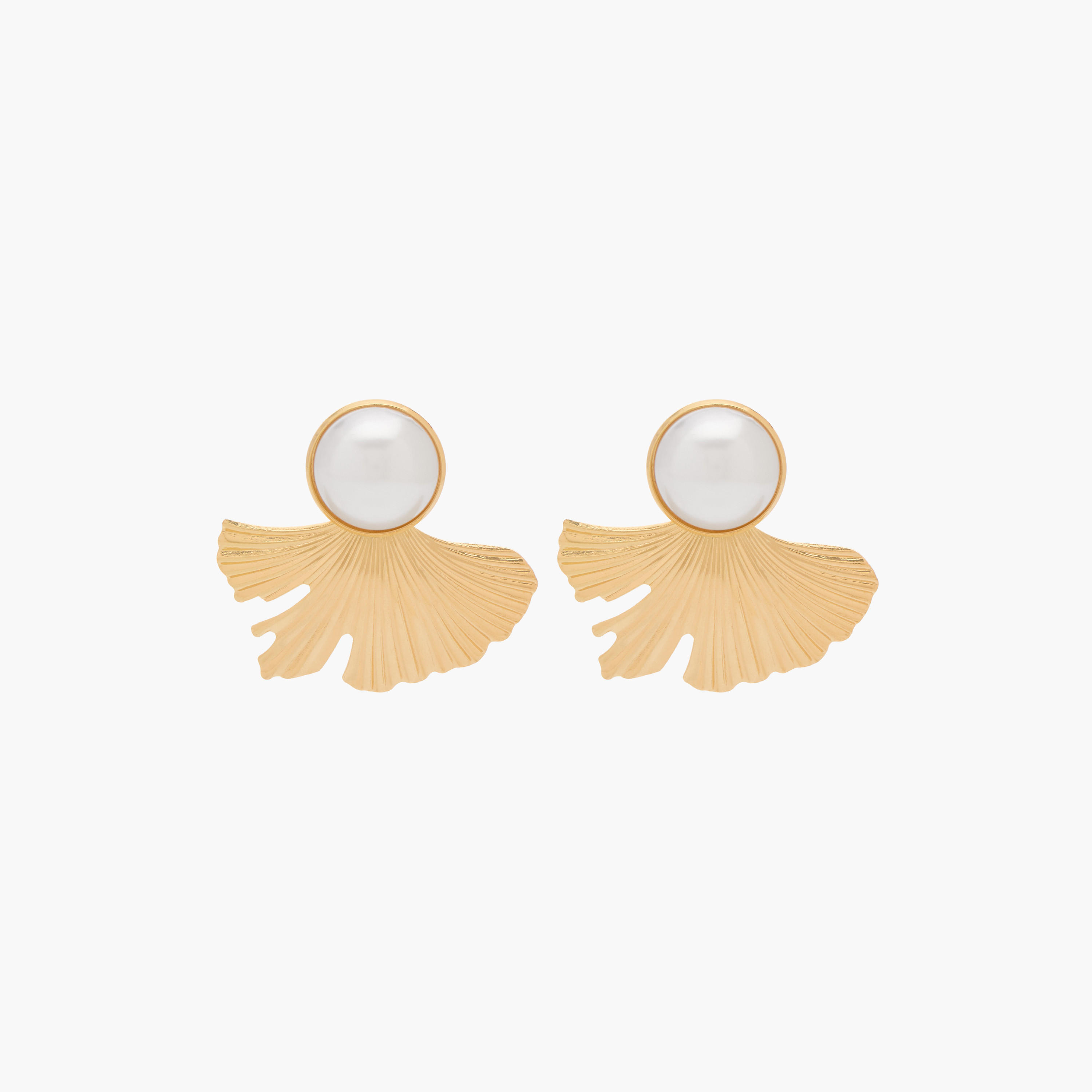 Metallic Embellished Stud Earrings with Pushback Closure-women-watchesandjewellery-jewellery-earrings-image-1