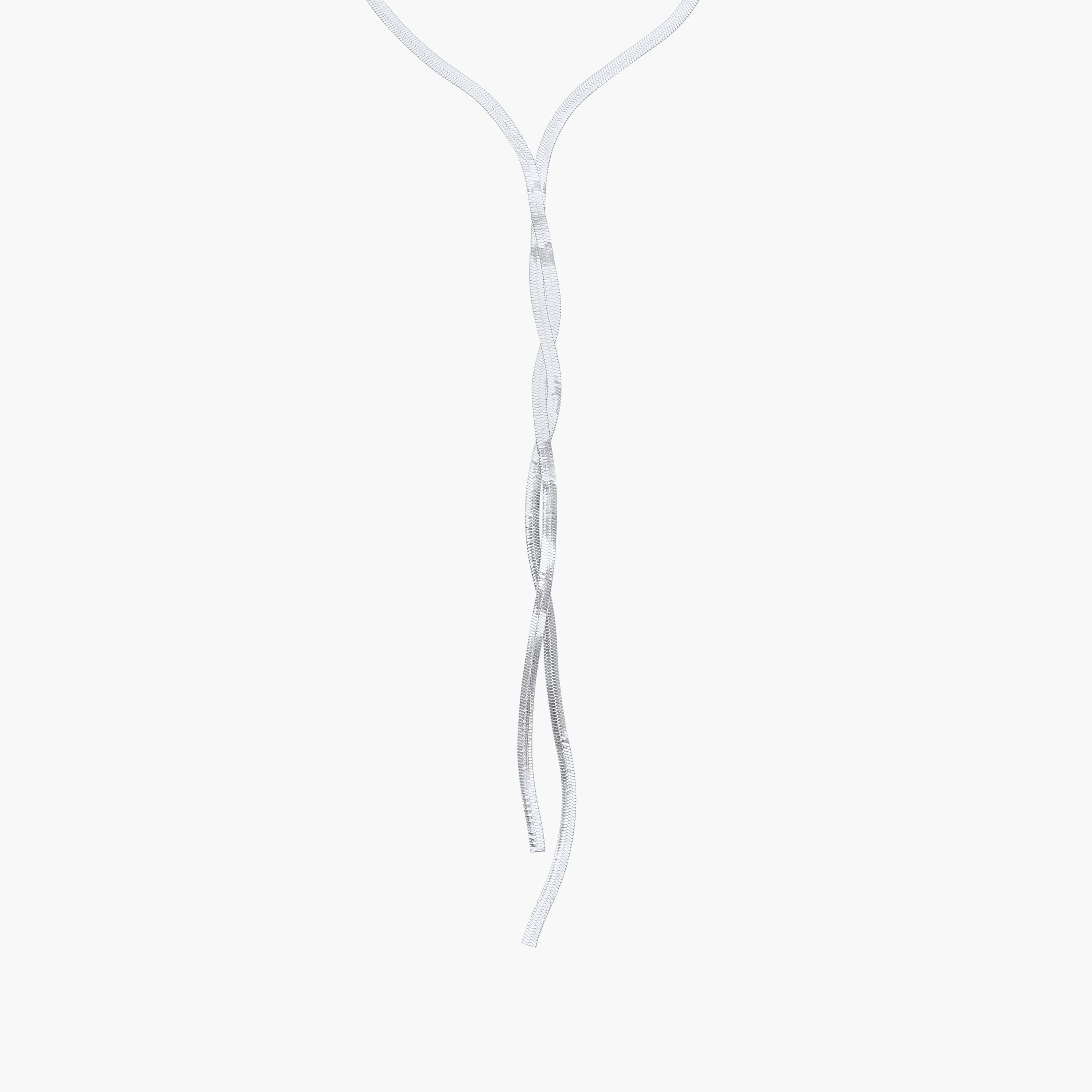 عقد لاريات معدني بتصميم ملتوي-women-watchesandjewellery-jewellery-necklacesandpendants-image-3