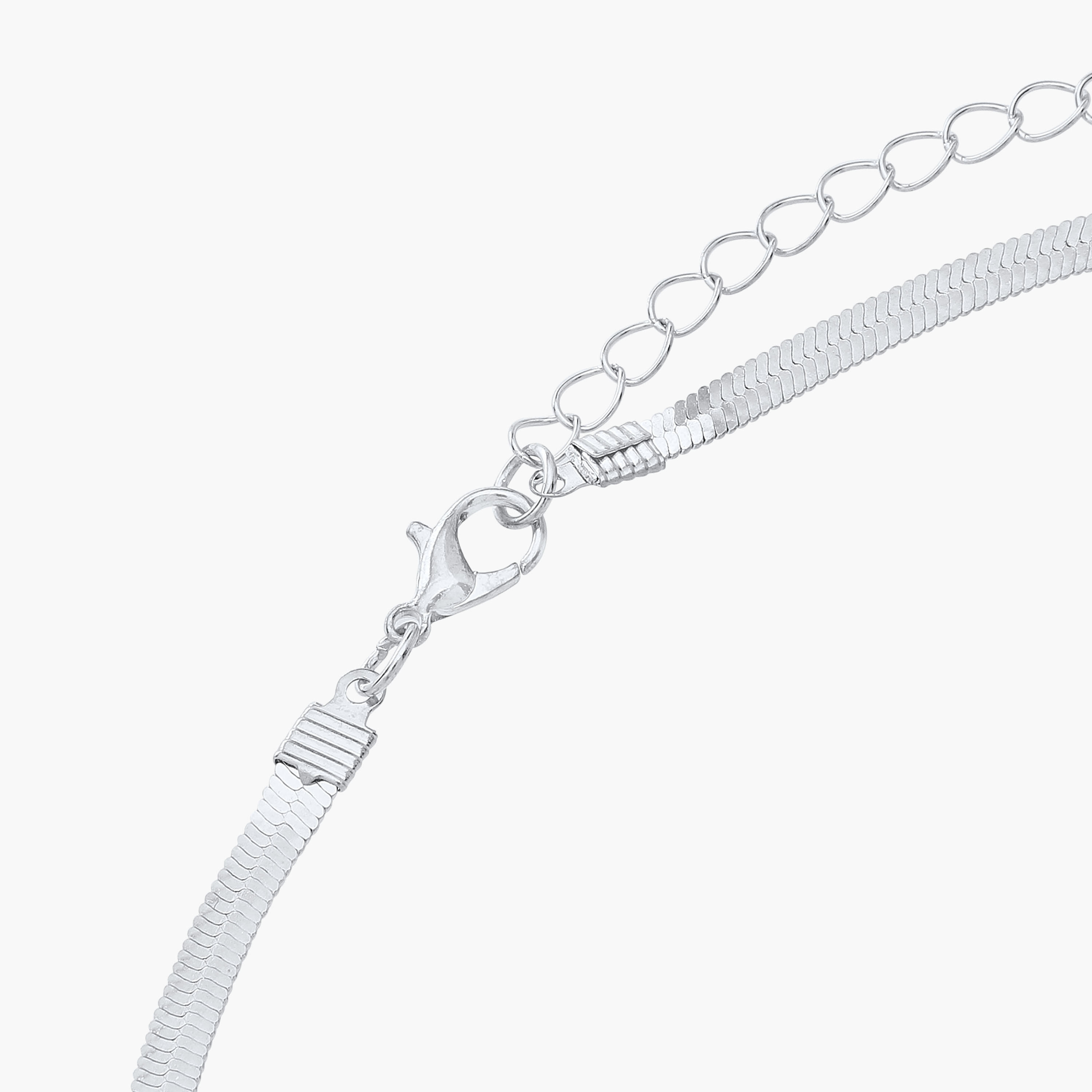 عقد لاريات معدني بتصميم ملتوي-women-watchesandjewellery-jewellery-necklacesandpendants-image-5