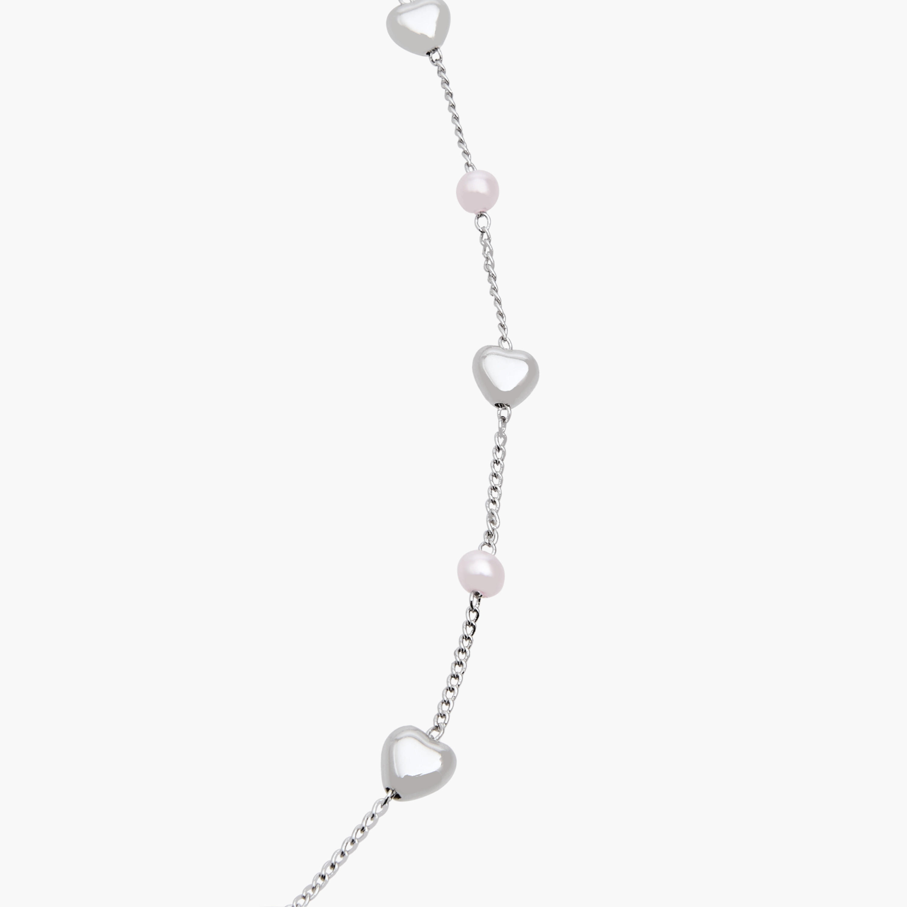 Metal Necklace with Heart Charm and Pearl Embellishment-women-watchesandjewellery-jewellery-necklacesandpendants-image-4