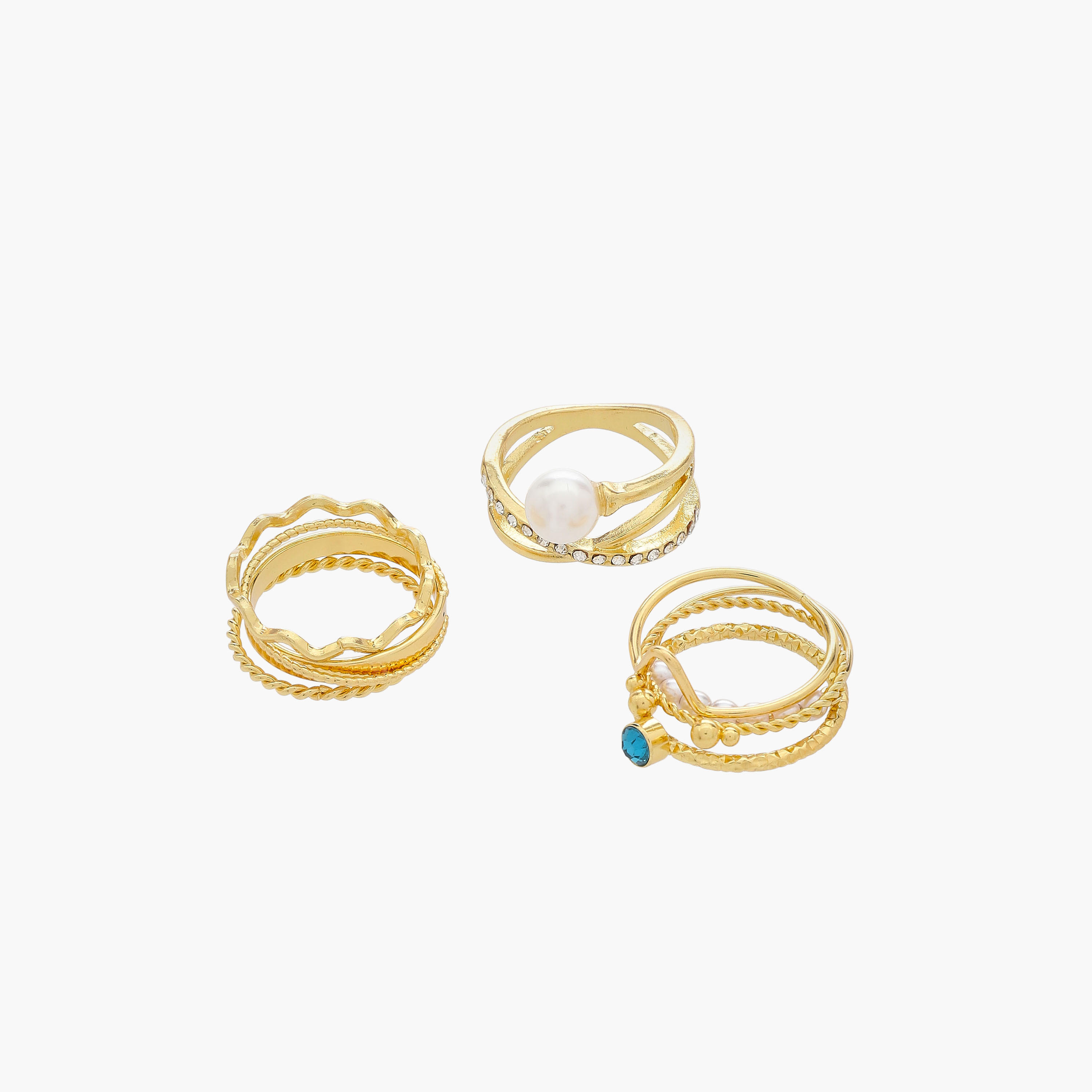 Pack of 8 Metal Assorted Ring-women-watchesandjewellery-jewellery-rings-image-2