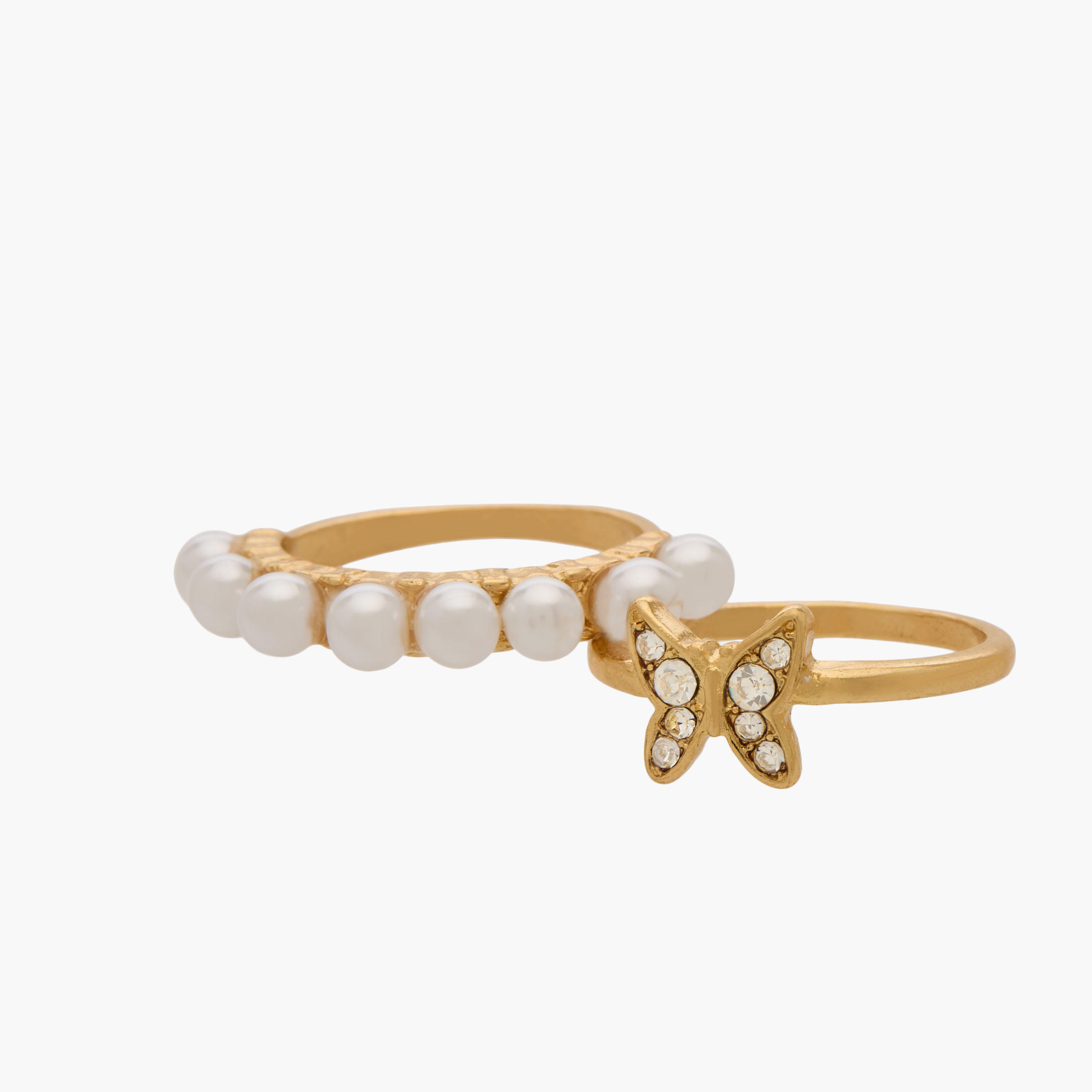Assorted Gold Tone Ring - Set of 6-women-watchesandjewellery-jewellery-rings-image-3
