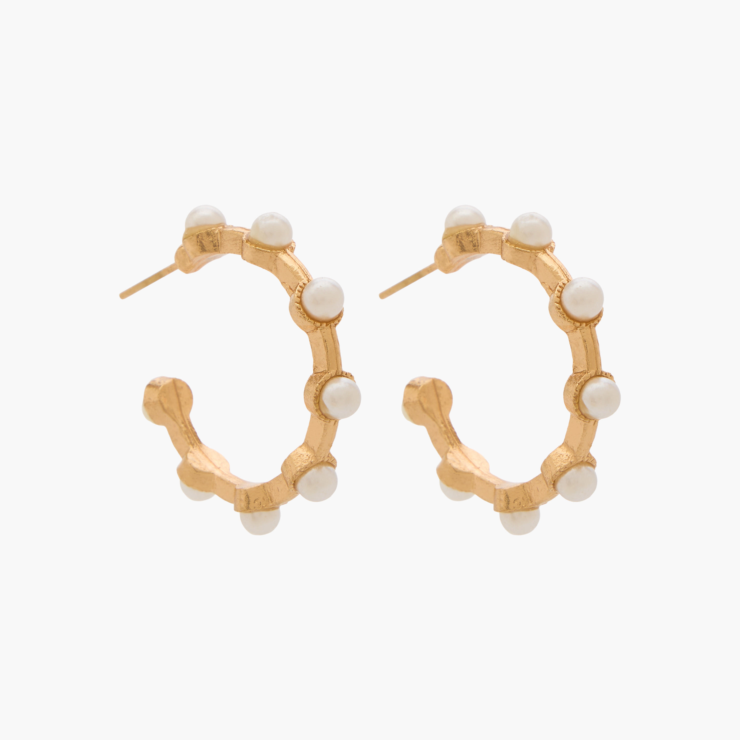 طقم من 9 - أقراط  بلون ذهبي-women-watchesandjewellery-jewellery-earrings-image-4