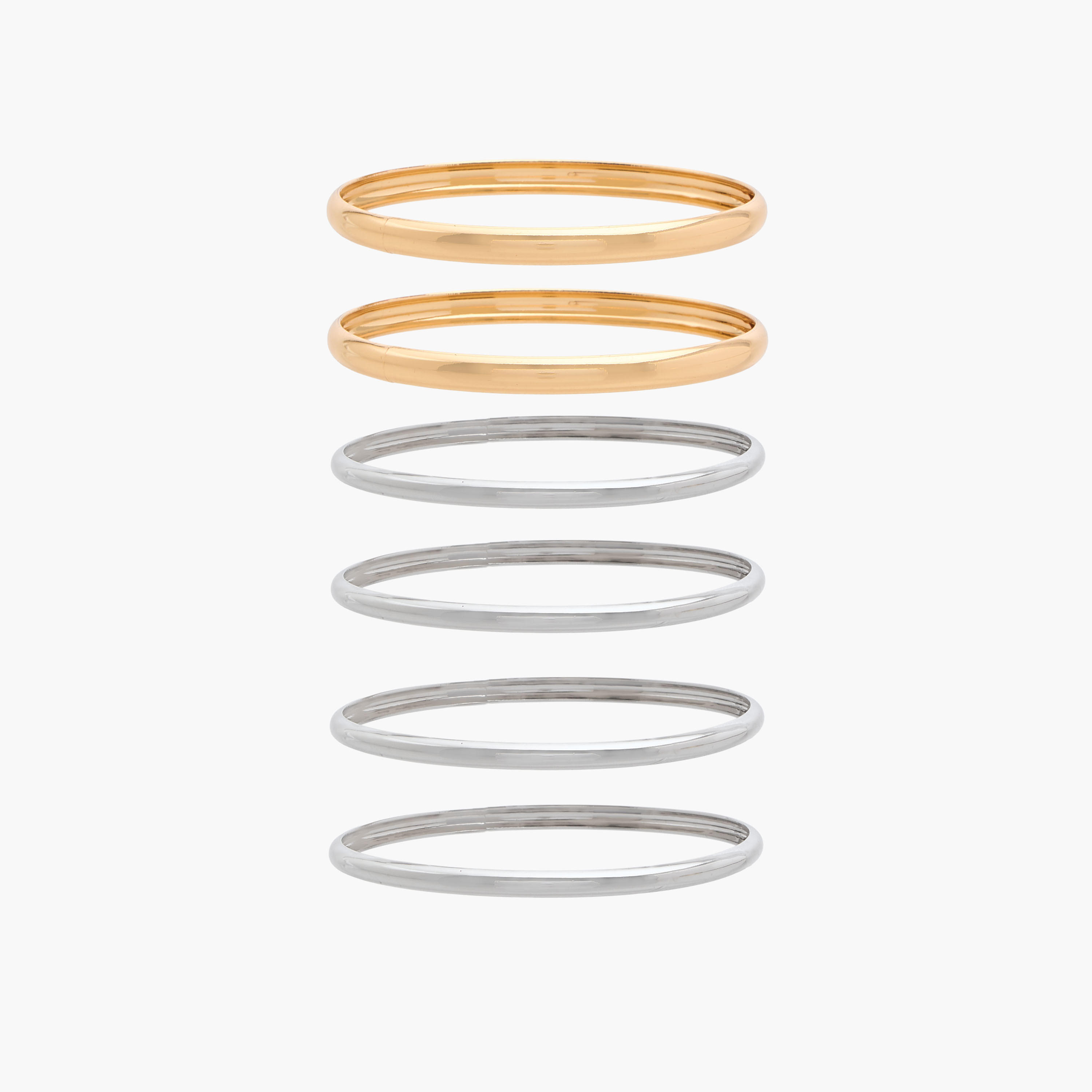 أساور معدن - عبوة 6 قطع-women-watchesandjewellery-jewellery-banglesandbracelets-image-1