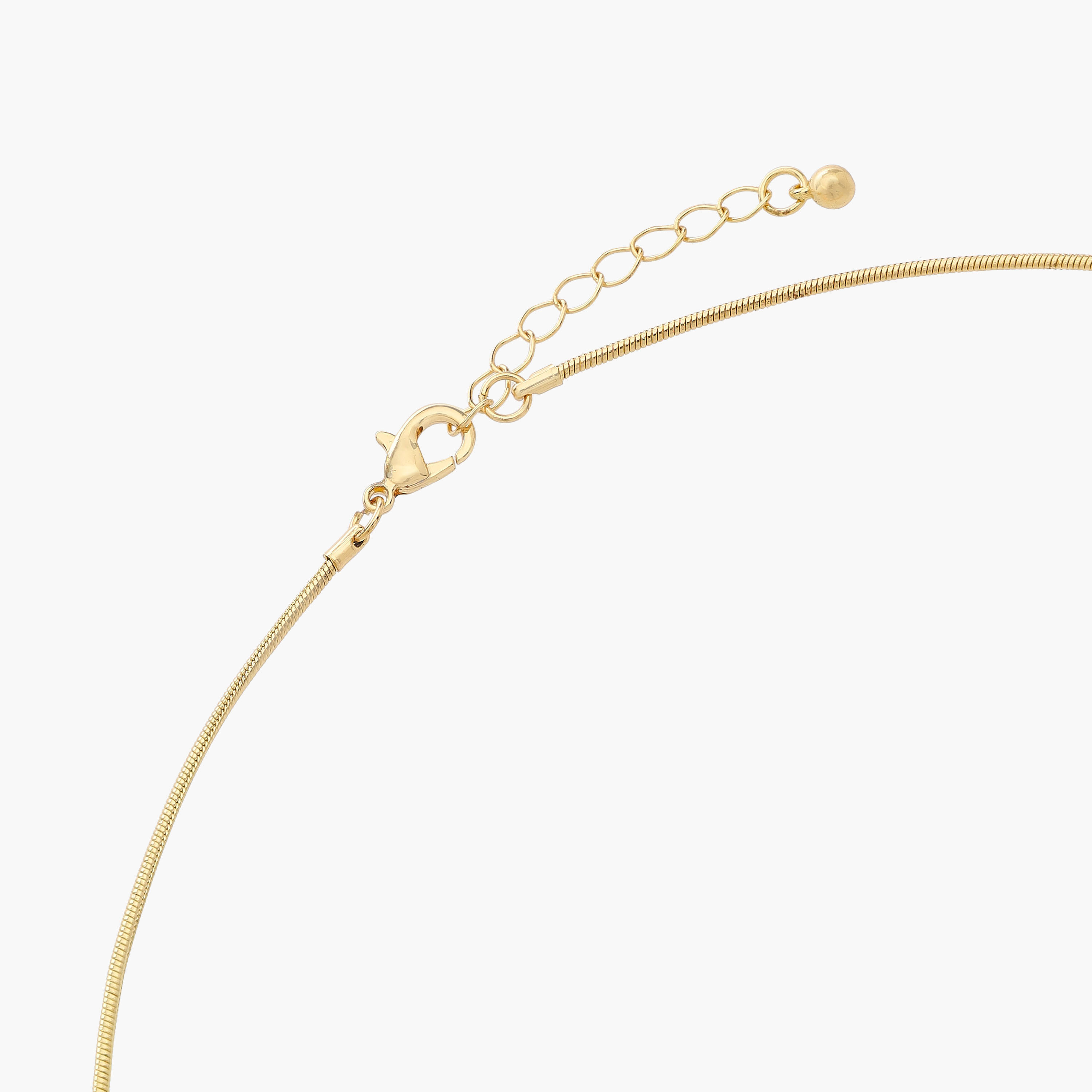 عقد بدلاية شرابة معدن وبتفاصيل حجر-women-watchesandjewellery-jewellery-necklacesandpendants-image-3