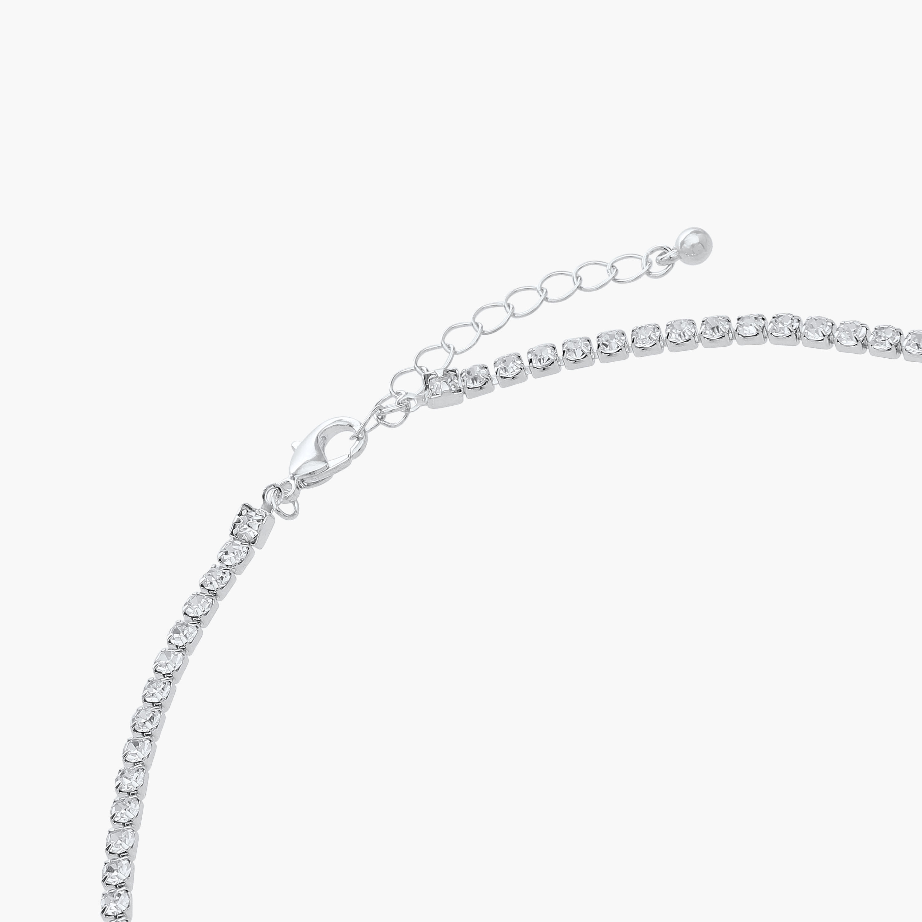 Metal Lariat Necklace with Stone Embellished Design-women-watchesandjewellery-jewellery-necklacesandpendants-image-4