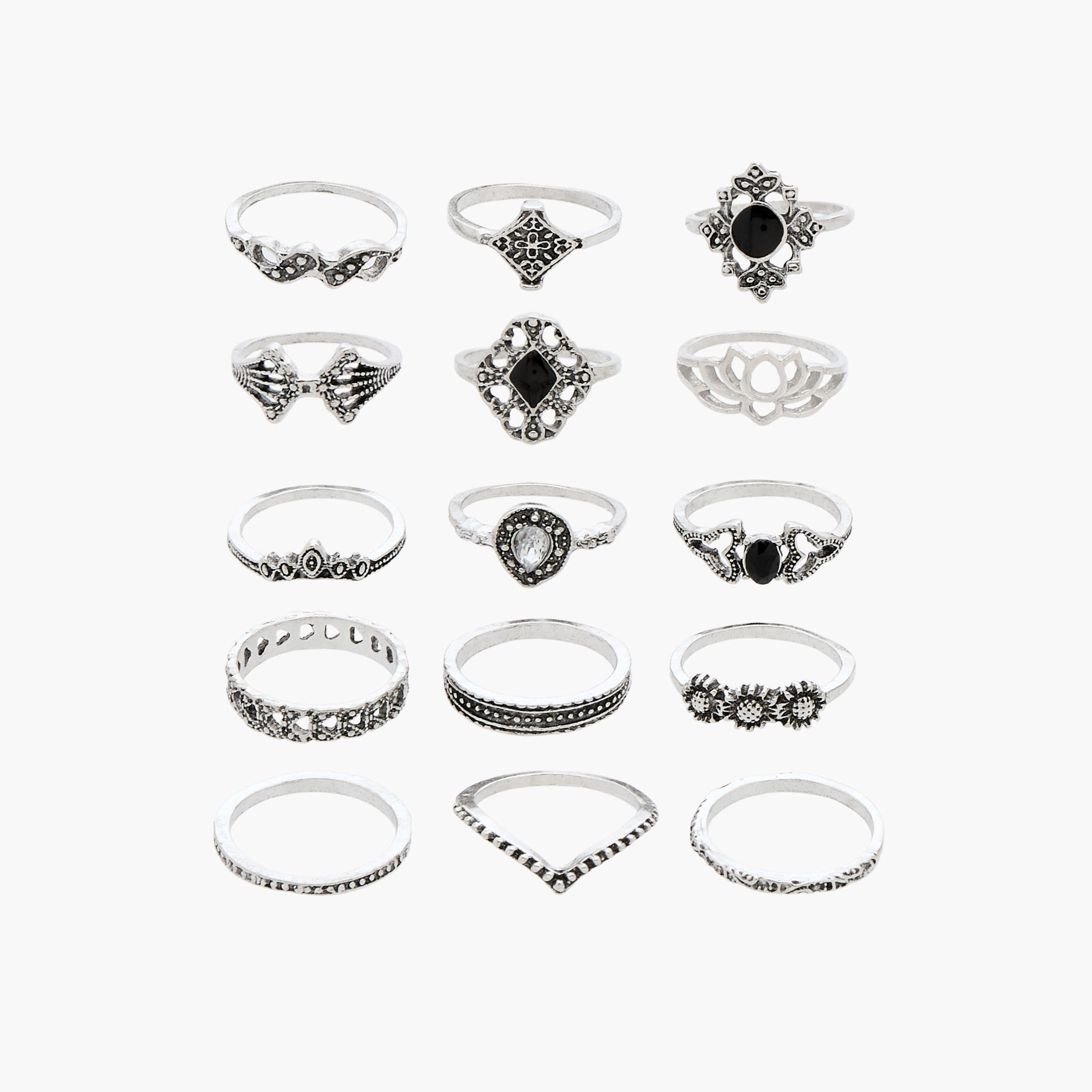 Pack of 15 Assorted Metal Ring-women-watchesandjewellery-jewellery-rings-image-1