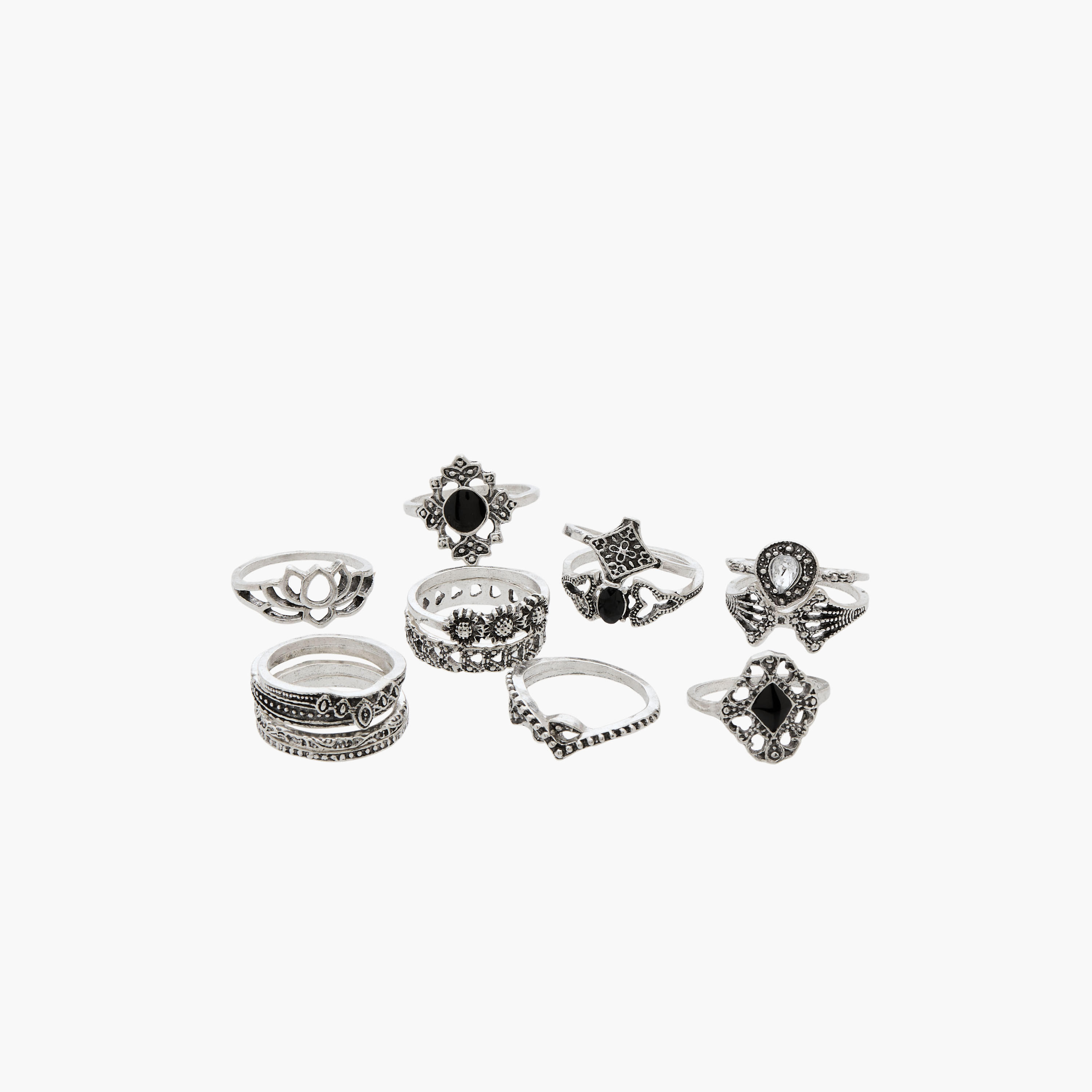 Pack of 15 Assorted Metal Ring-women-watchesandjewellery-jewellery-rings-image-2
