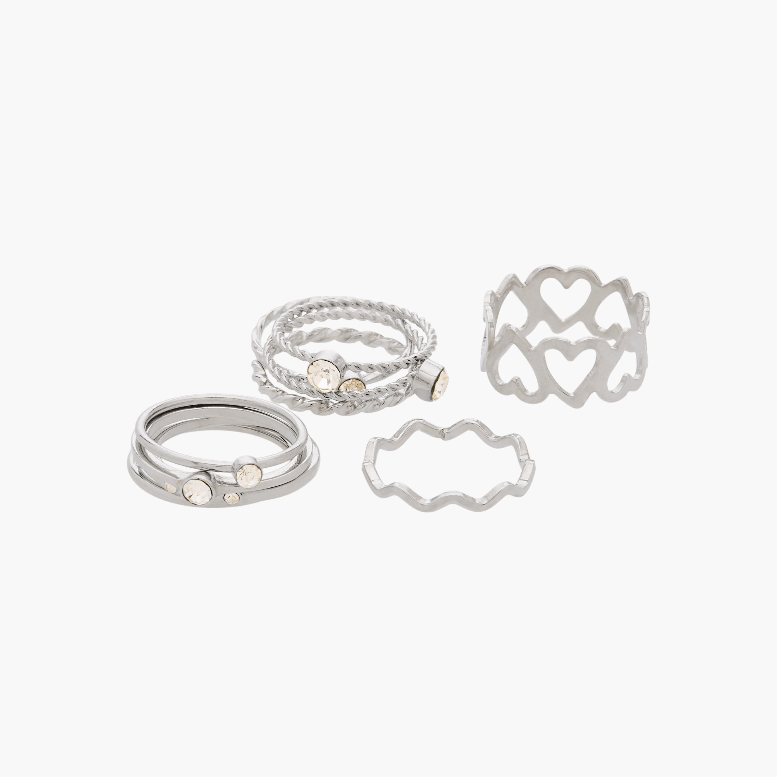 Pack of 10 Assorted Metal Ring-women-watchesandjewellery-jewellery-rings-image-2