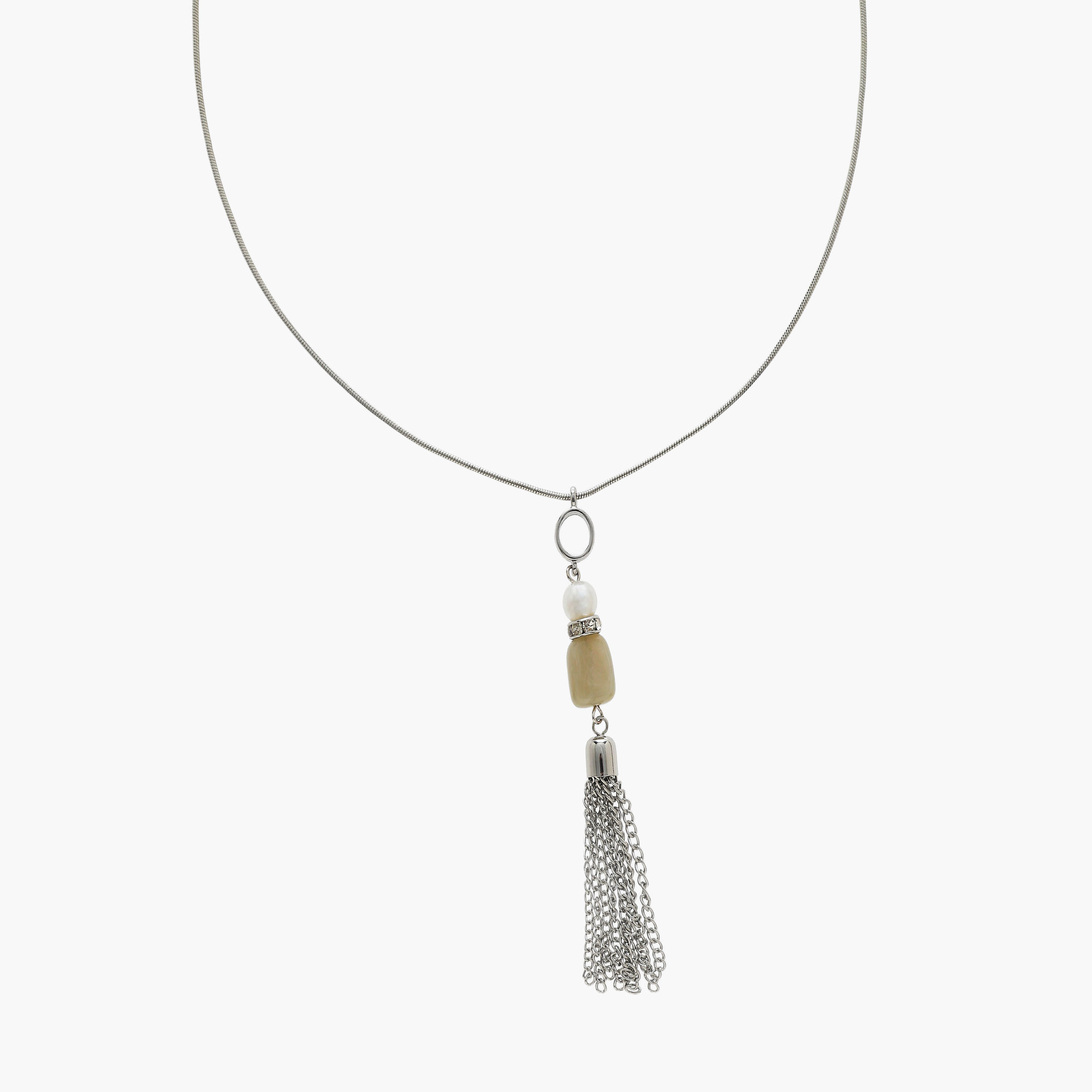 عقد بدلاية شرابة معدن-women-watchesandjewellery-jewellery-necklacesandpendants-image-2