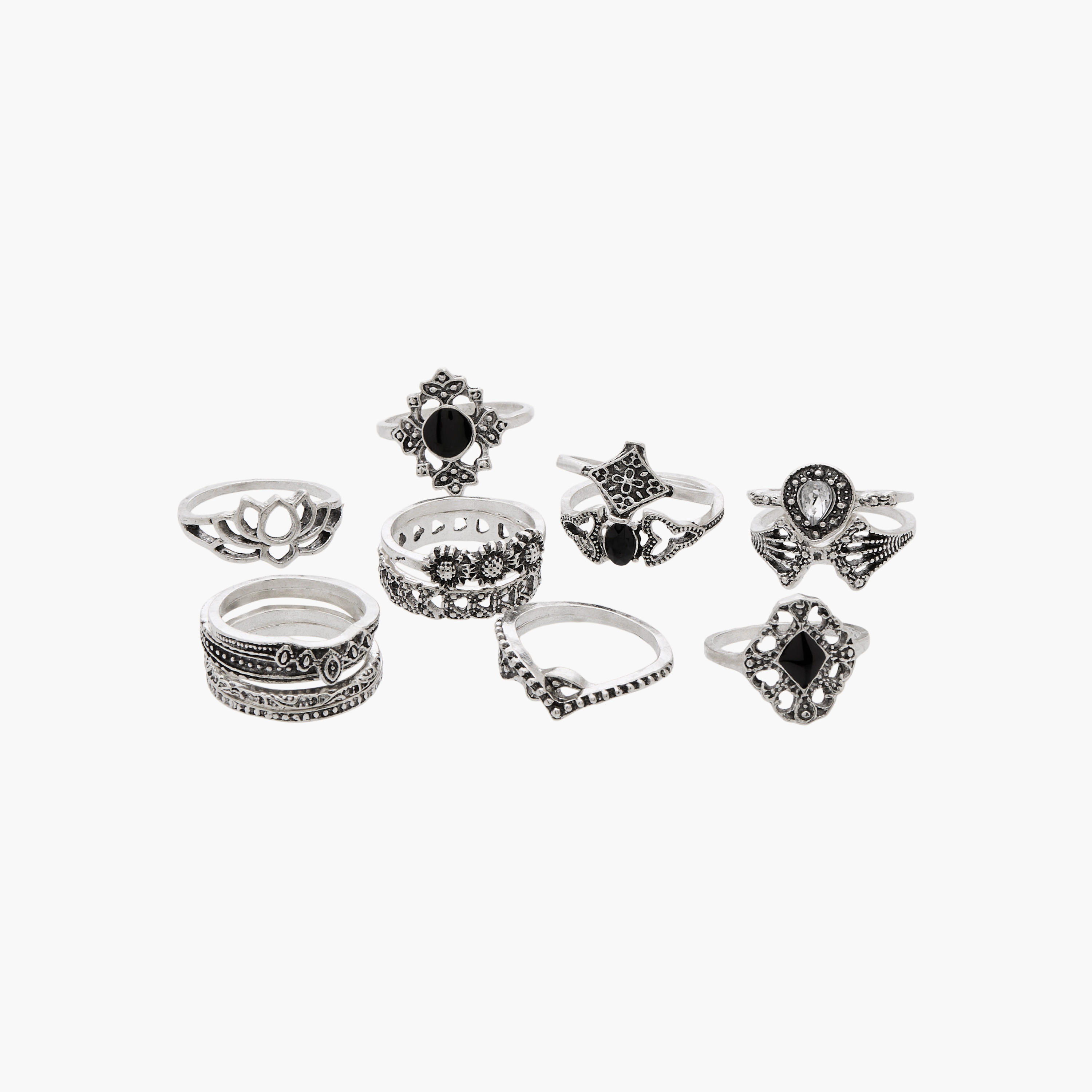 Pack of 15 Assorted Metal Ring-women-watchesandjewellery-jewellery-rings-image-2
