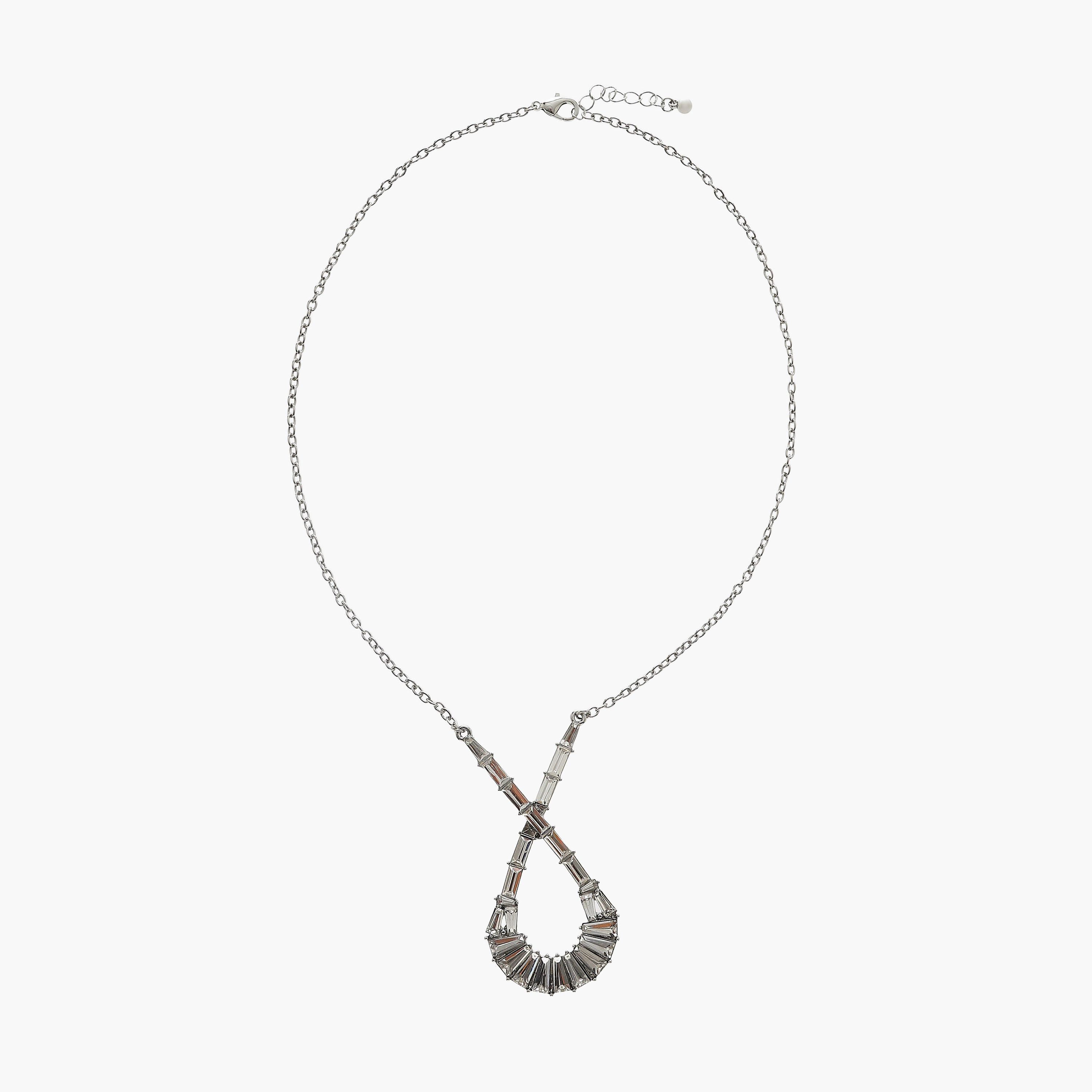 Set of 2 - Cubic Zirconia Embellished Necklace and Earrings-women-watchesandjewellery-jewellery-jewellerysets-image-2