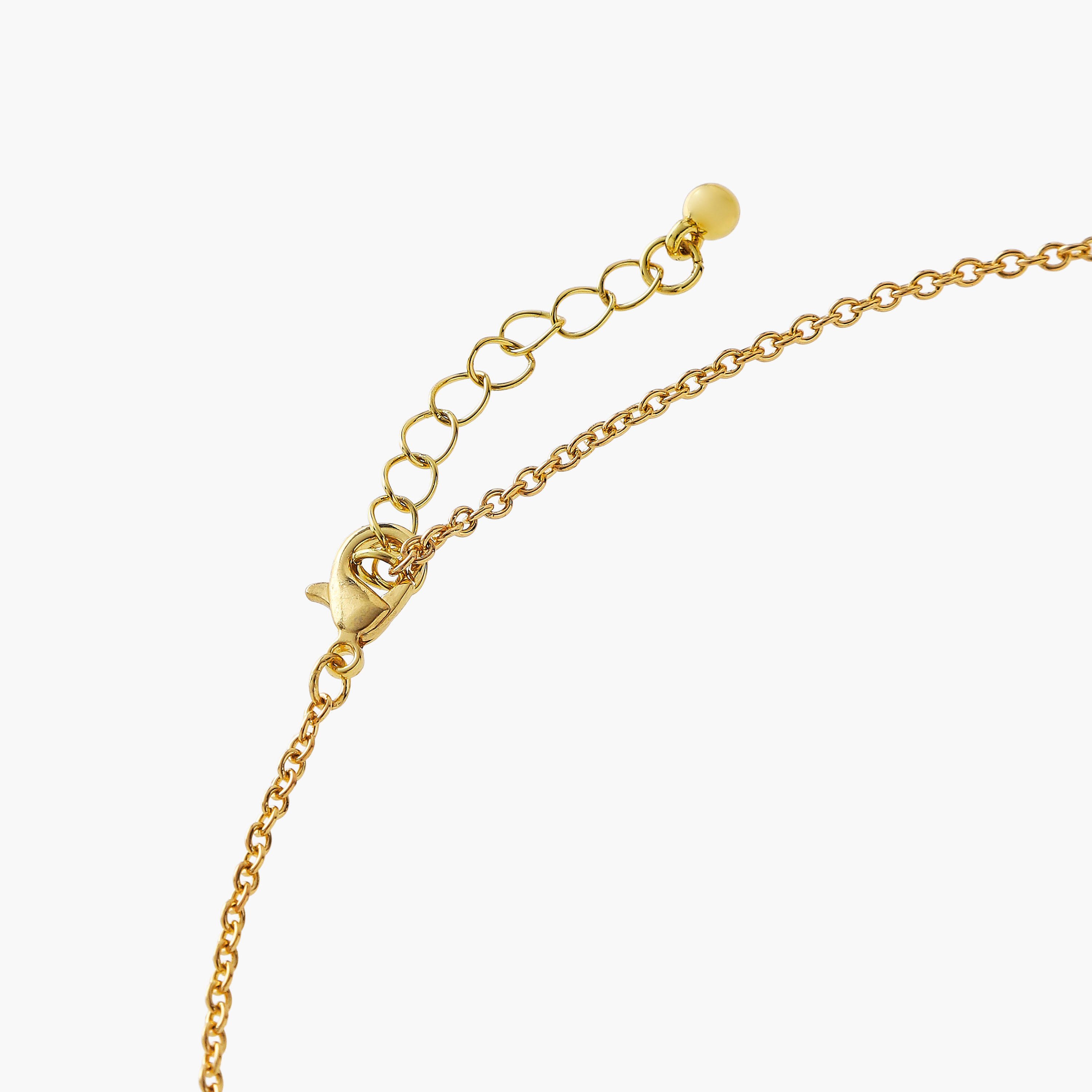 Metal Floral Pendant Necklace and Earrings Set-women-watchesandjewellery-jewellery-jewellerysets-image-4