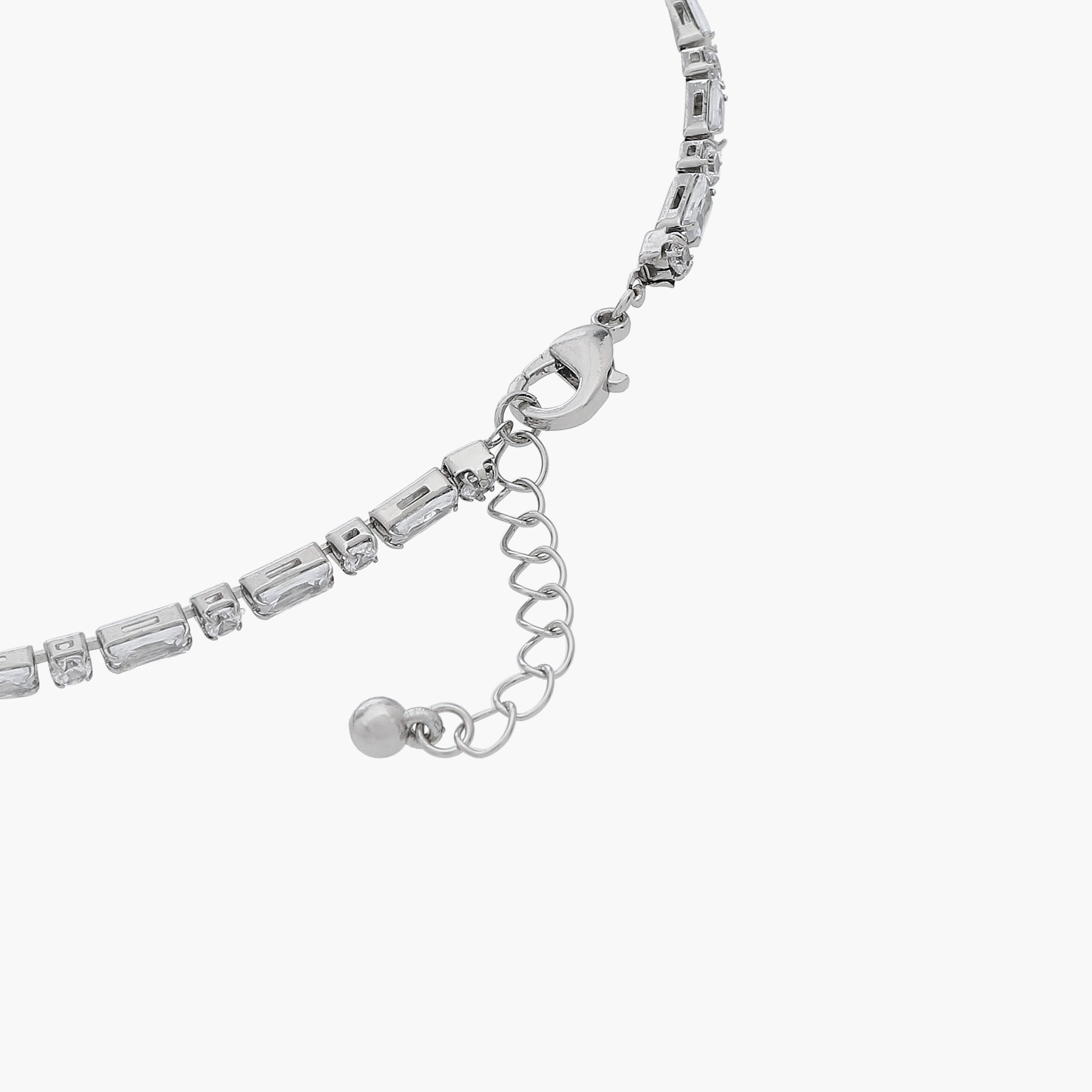 Metallic Choker Necklace with Cubic Zirconia Embellishment - Set of 3-women-watchesandjewellery-jewellery-necklacesandpendants-image-7