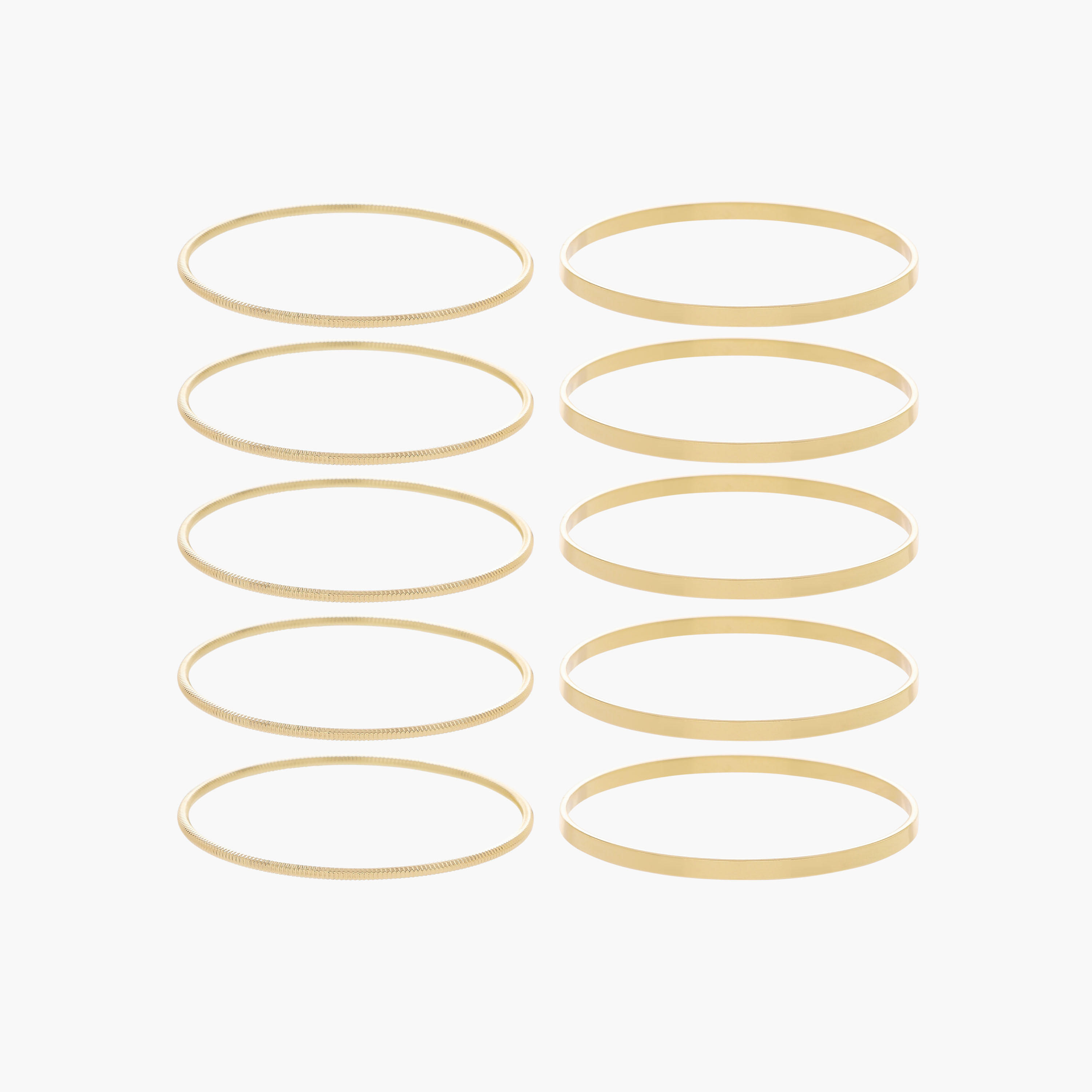 Pack of 10 Metallic Bangle-women-watchesandjewellery-jewellery-banglesandbracelets-image-1