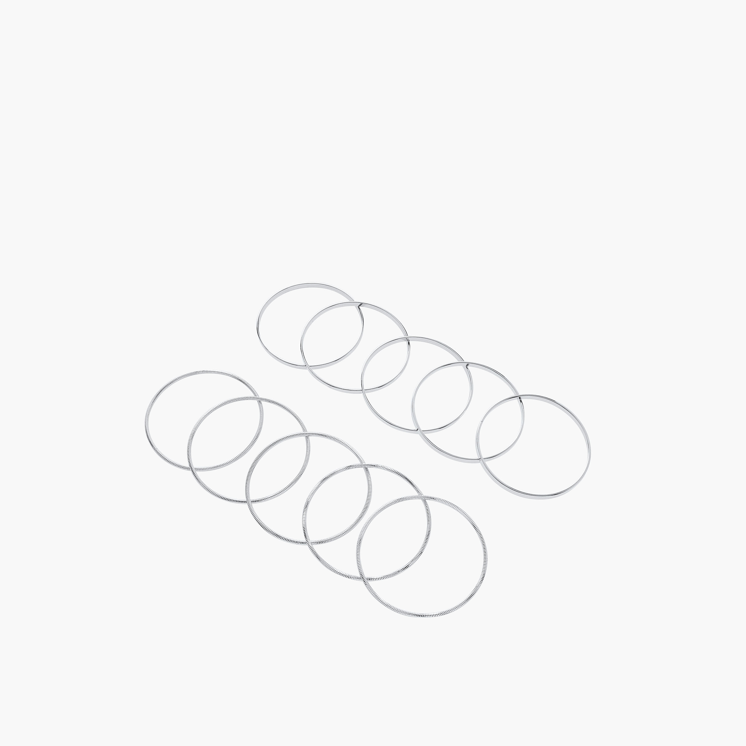 Pack of 10 Metal Silver Plated Bangle-women-watchesandjewellery-jewellery-banglesandbracelets-image-5