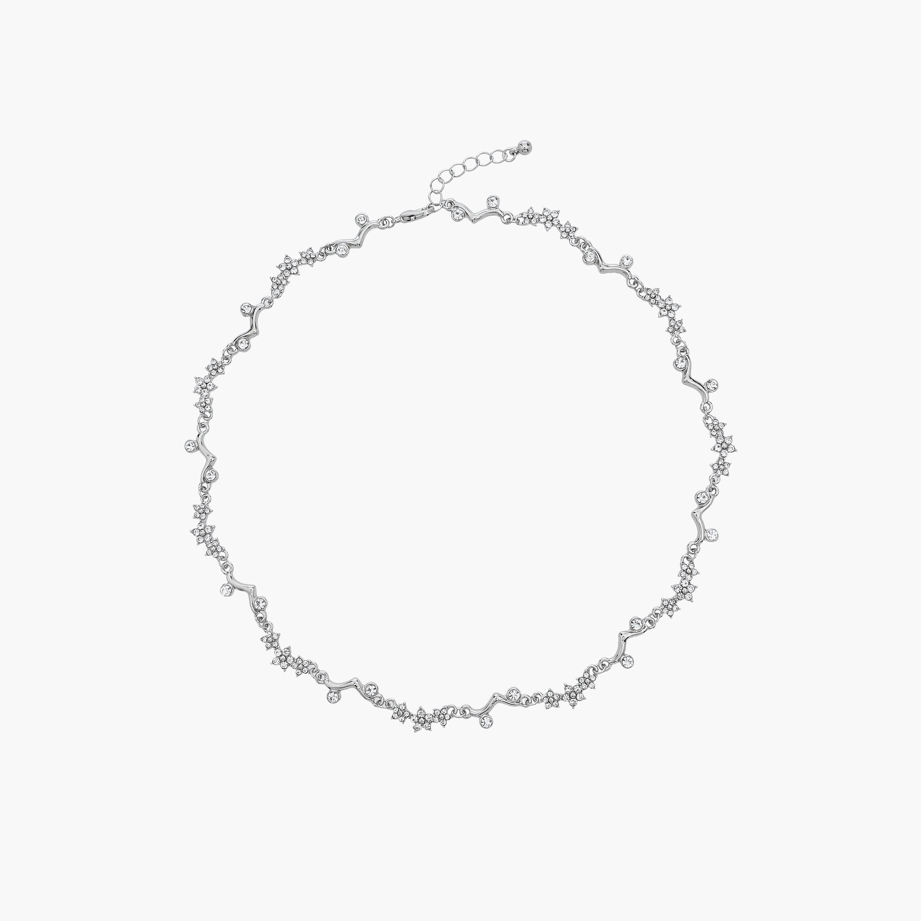 طقم عقد وحلقان مزينة بالأحجار – قطعتين-women-watchesandjewellery-jewellery-jewellerysets-image-2