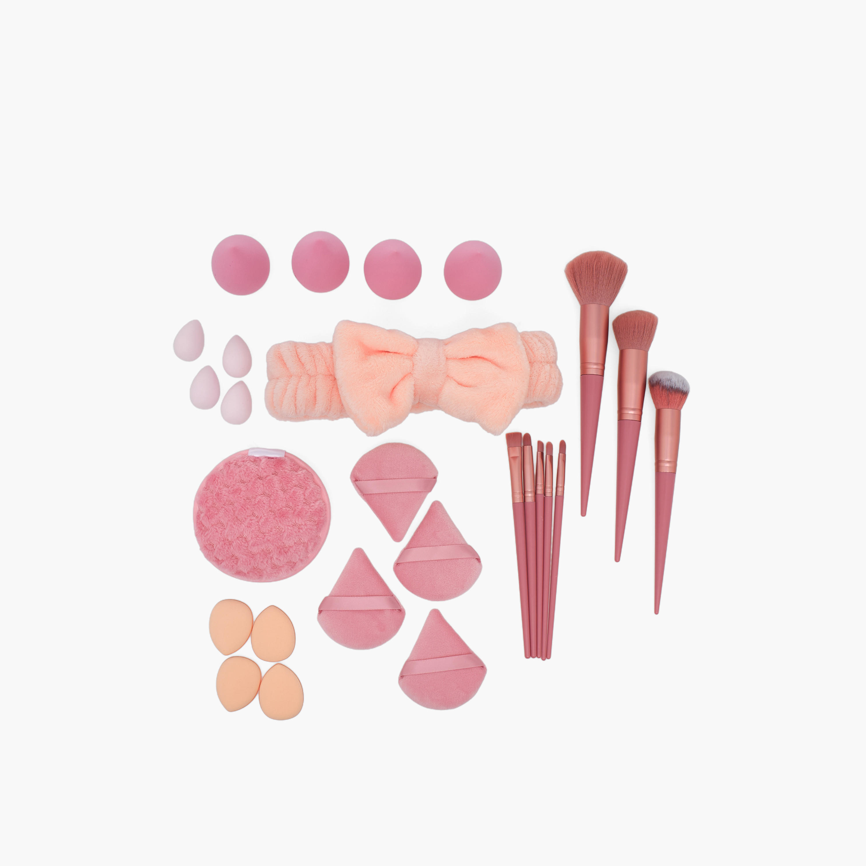 طقم إكسسوارات تجميل متنوعة مع شنطة - 32 قطعة-beautyandpersonalcare-makeup-brushesandaccessories-accessories-image-2
