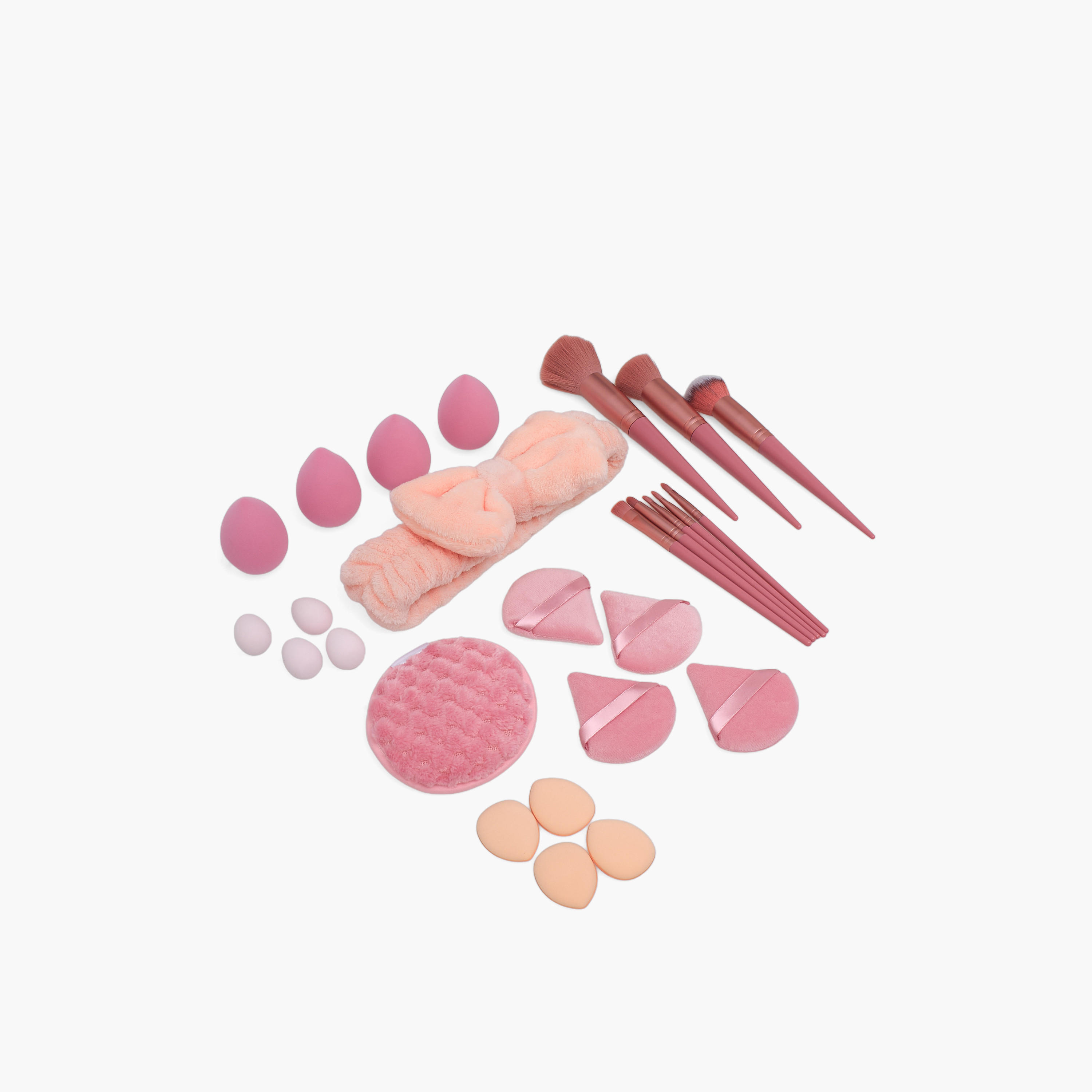 طقم إكسسوارات تجميل متنوعة مع شنطة - 32 قطعة-beautyandpersonalcare-makeup-brushesandaccessories-accessories-image-3