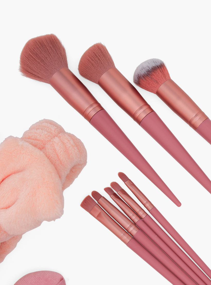 طقم إكسسوارات تجميل متنوعة مع شنطة - 32 قطعة-beautyandpersonalcare-makeup-brushesandaccessories-accessories-image-4