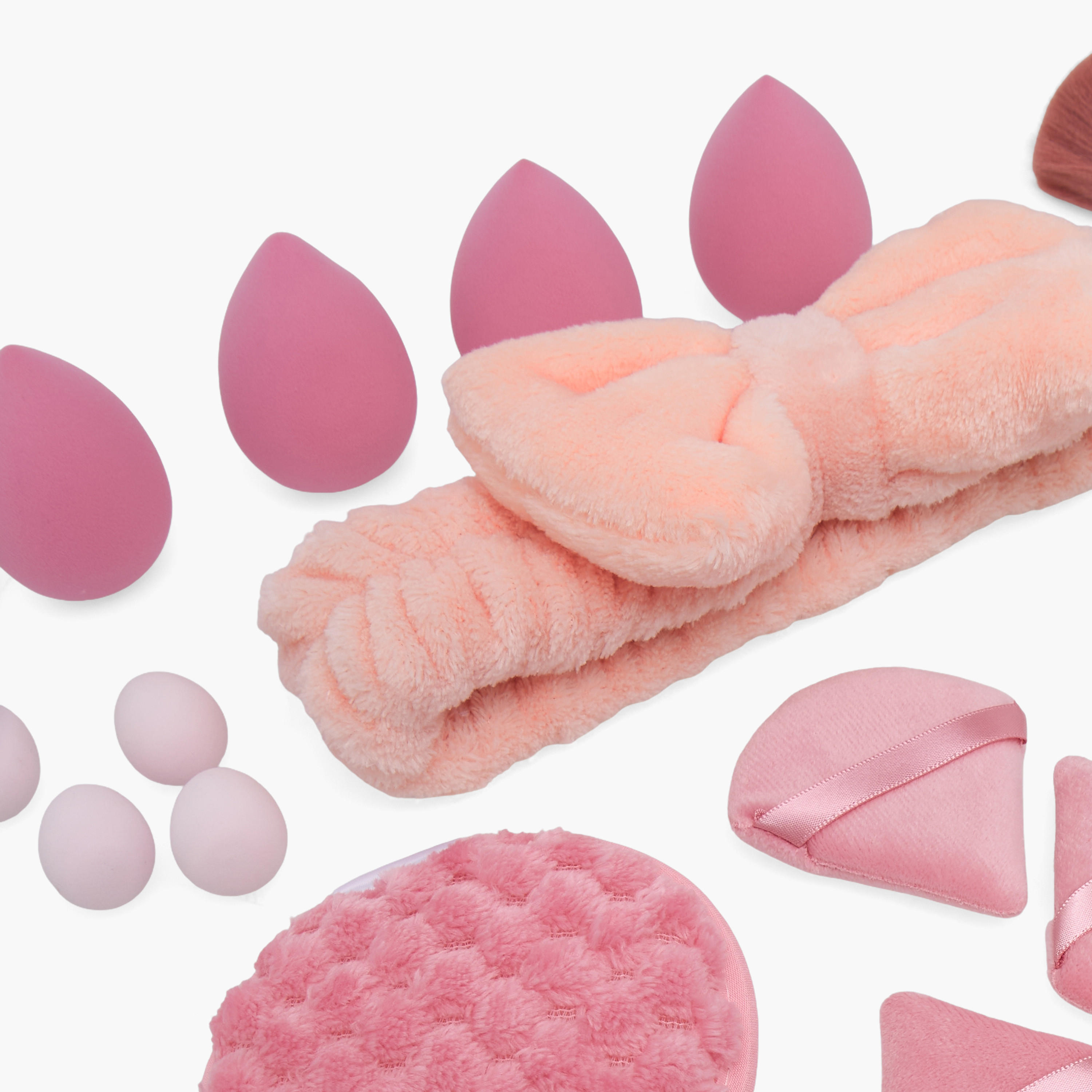 طقم إكسسوارات تجميل متنوعة مع شنطة - 32 قطعة-beautyandpersonalcare-makeup-brushesandaccessories-accessories-image-5