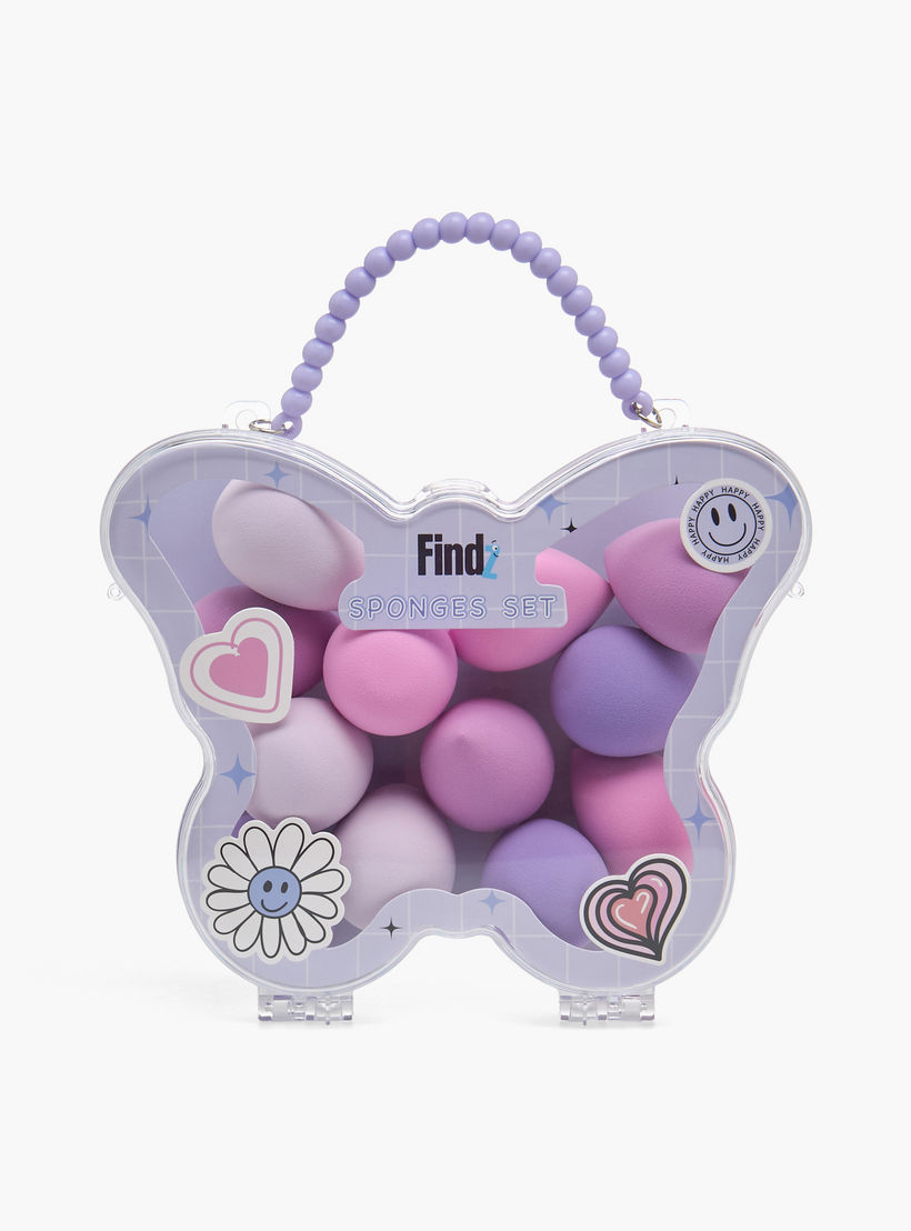 طقم إسفنج مكياج من فايندز - 12 قطعة-beautyandpersonalcare-makeup-brushesandaccessories-accessories-image-5