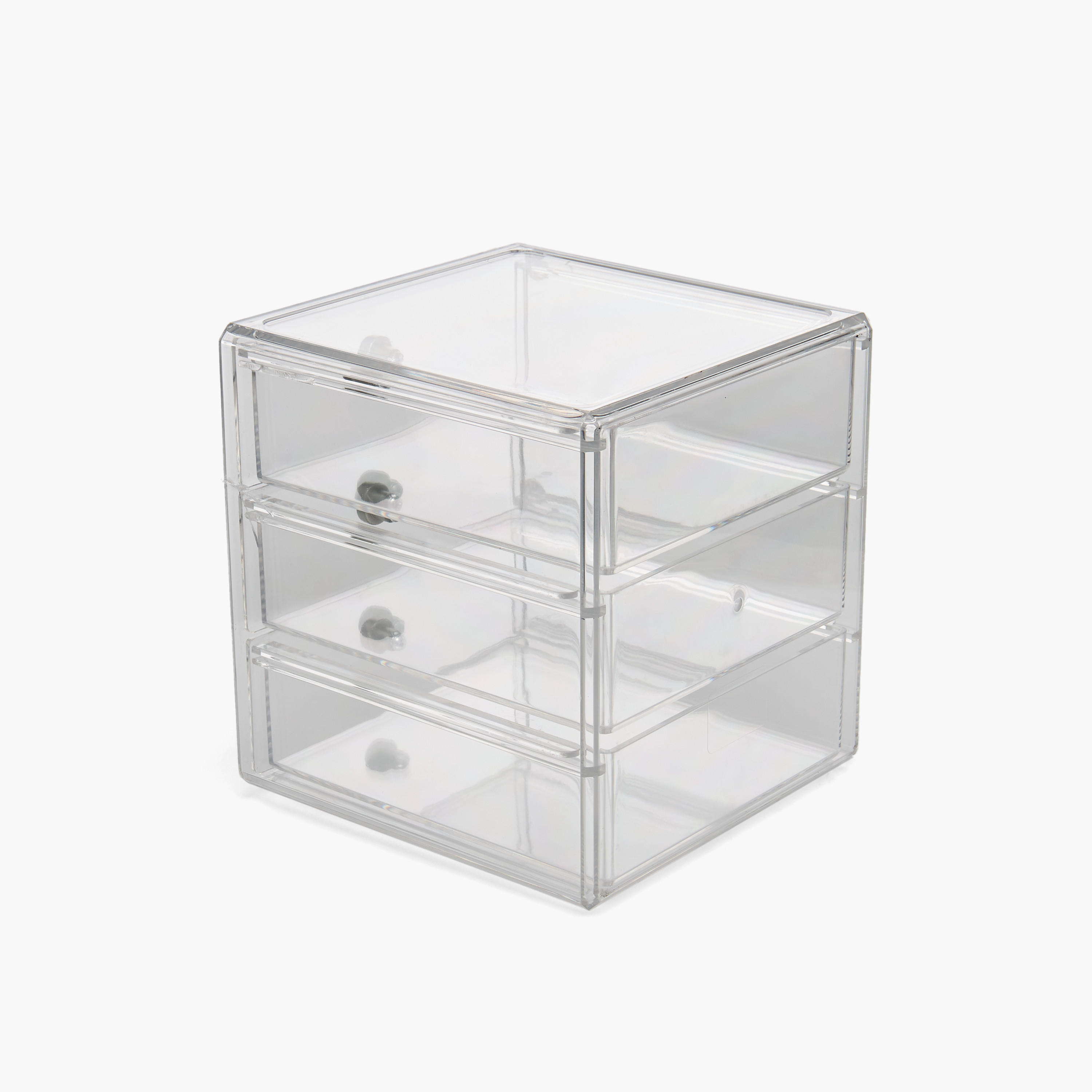 Solid 3-Tiered Makeup Organiser-household-storage-cosmeticorganizing-makeuporganizersandsets-image-3