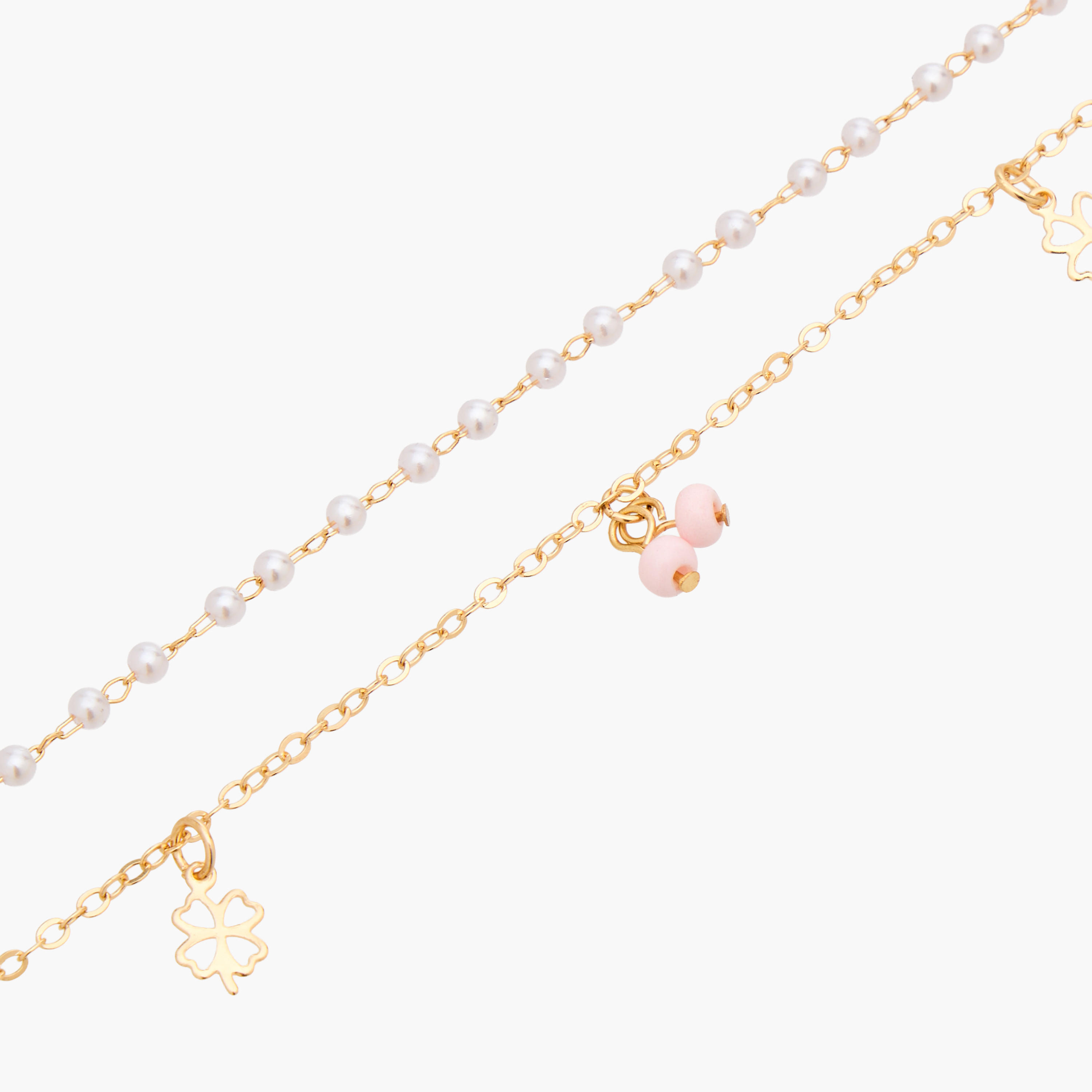 Gold Tone Embellished Anklet-women-watchesandjewellery-jewellery-anklets-image-6