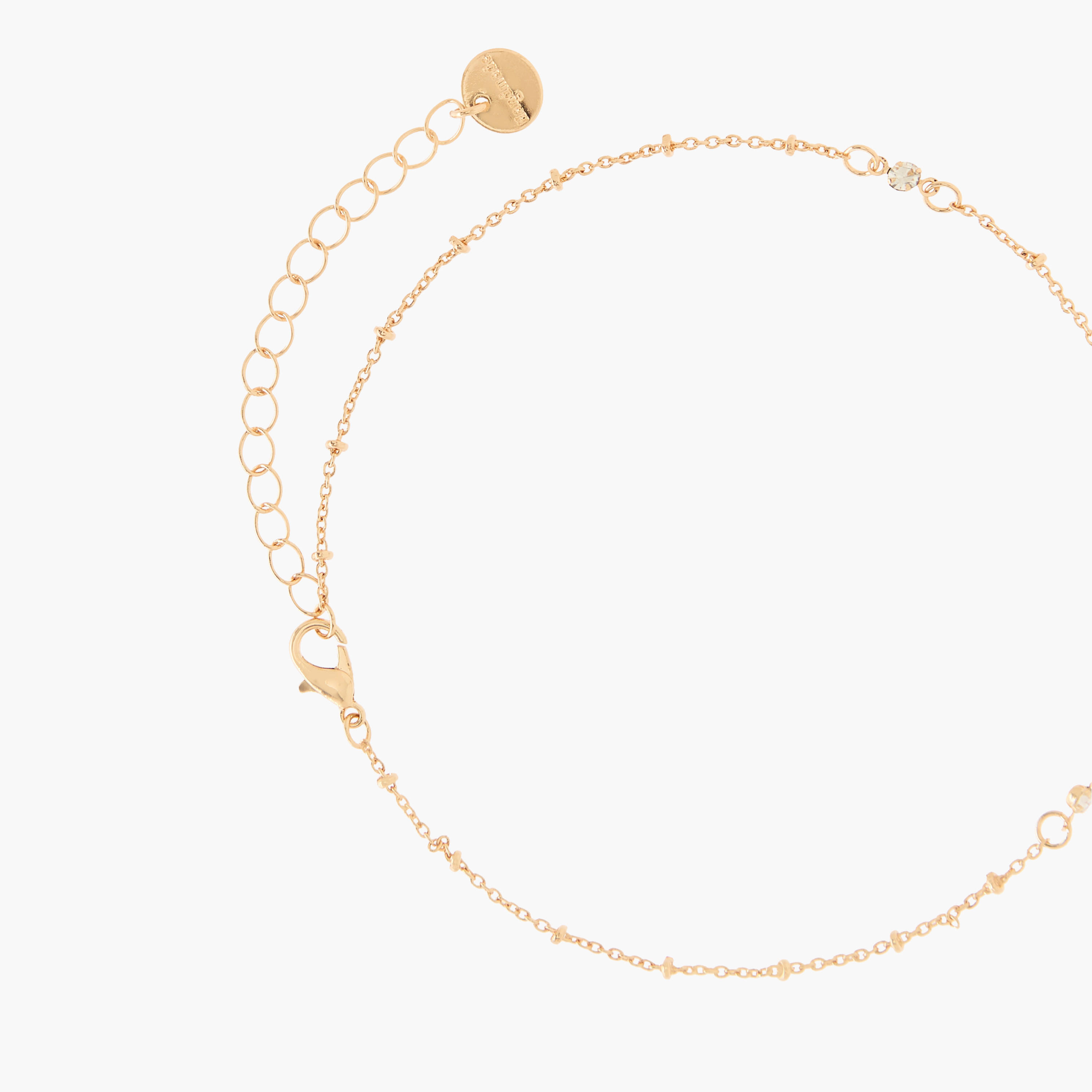 Metallic Heart Pendant Anklet-women-watchesandjewellery-jewellery-anklets-image-3