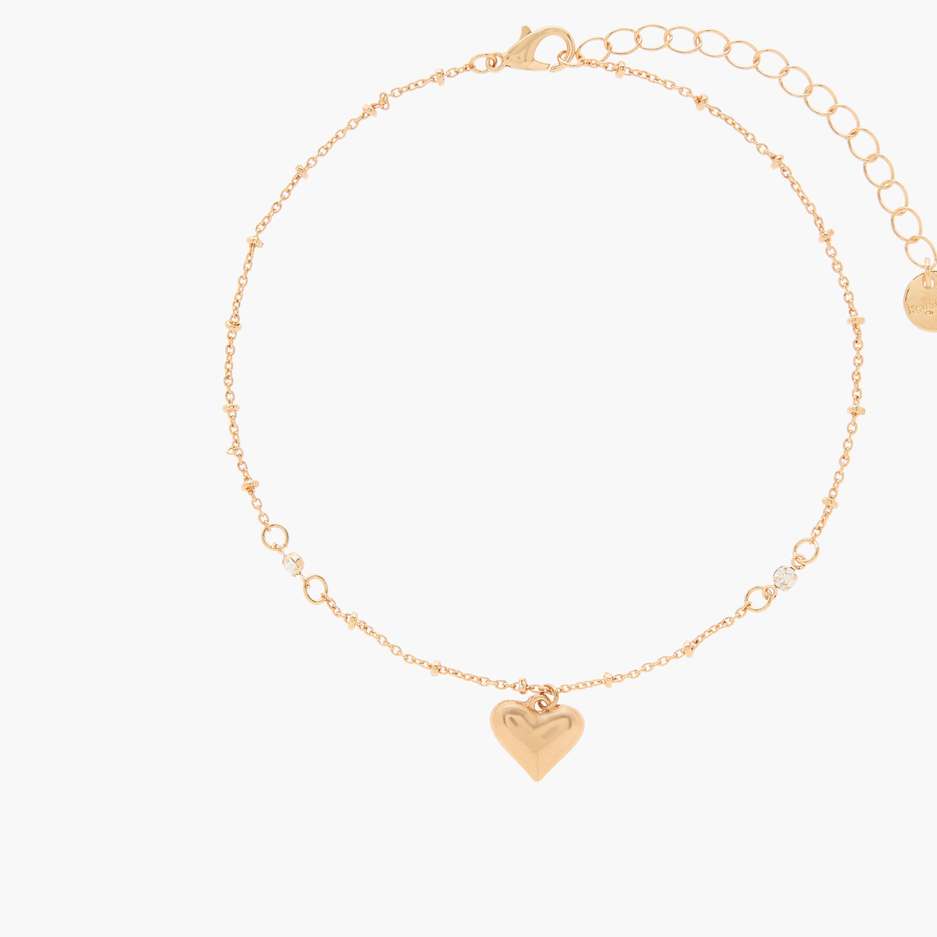 Metallic Heart Pendant Anklet-women-watchesandjewellery-jewellery-anklets-image-4