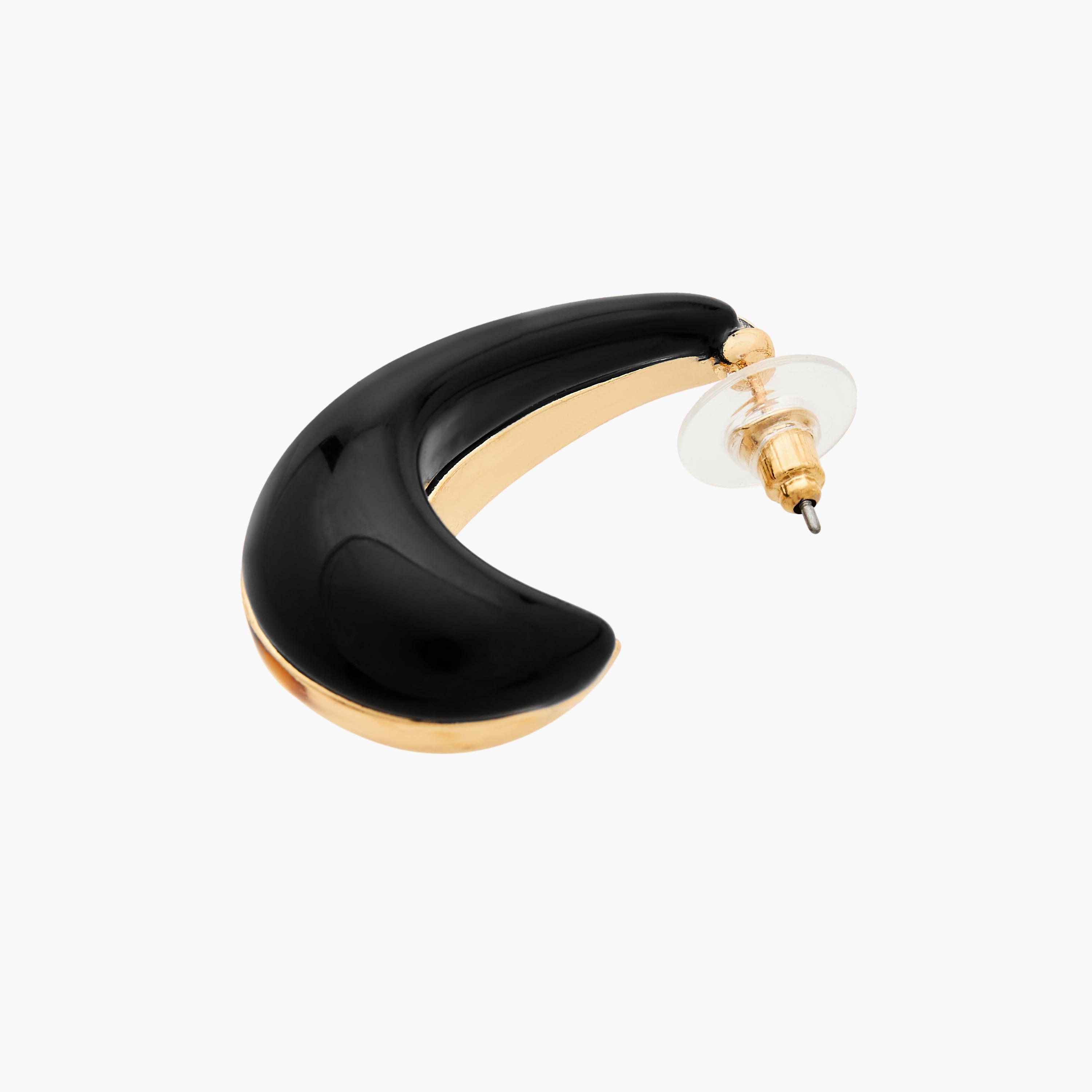 Metallic Hoop Earrings with Pushback Closure-women-watchesandjewellery-jewellery-earrings-image-3