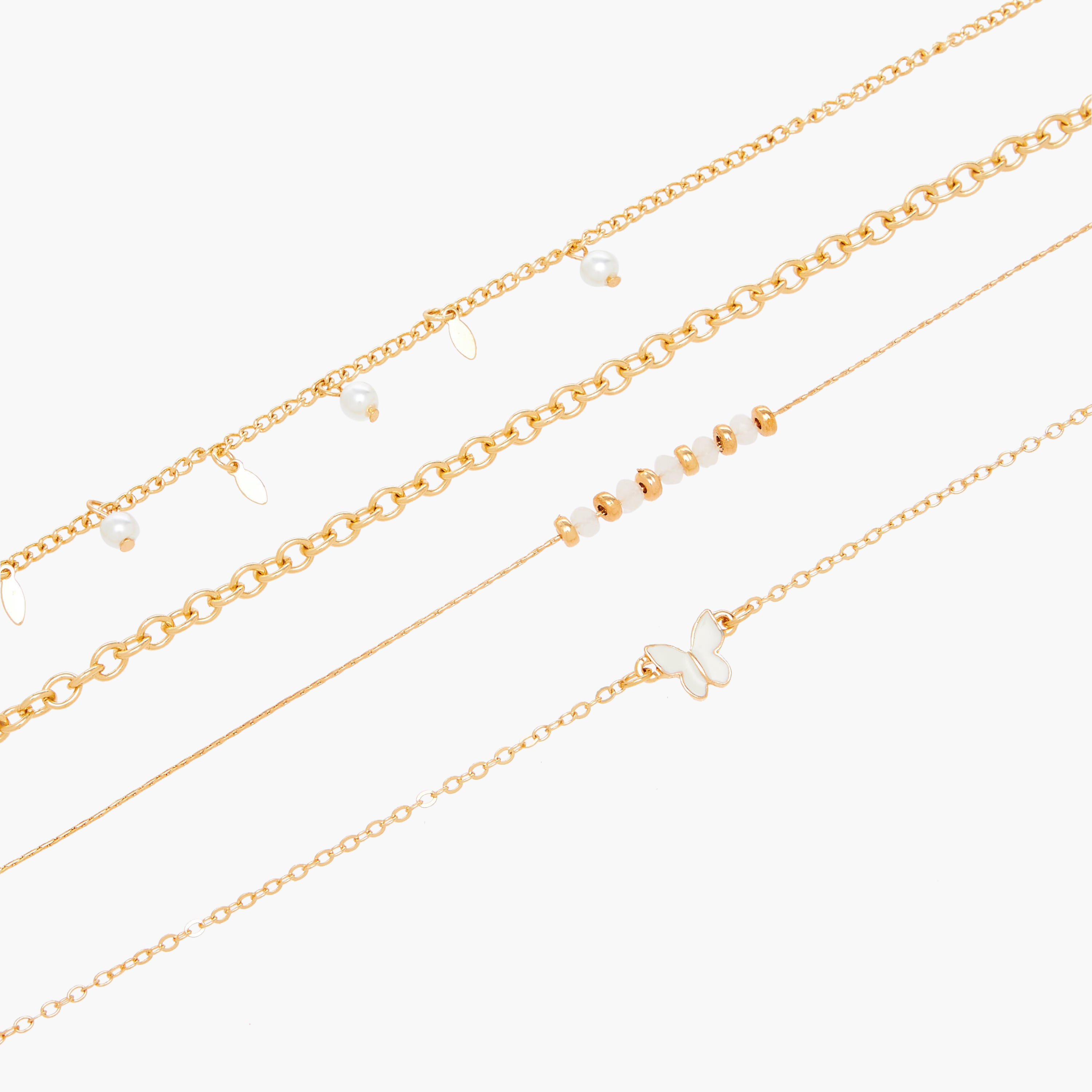 Pack of 4 Metallic Charm Anklet-women-watchesandjewellery-jewellery-anklets-image-11