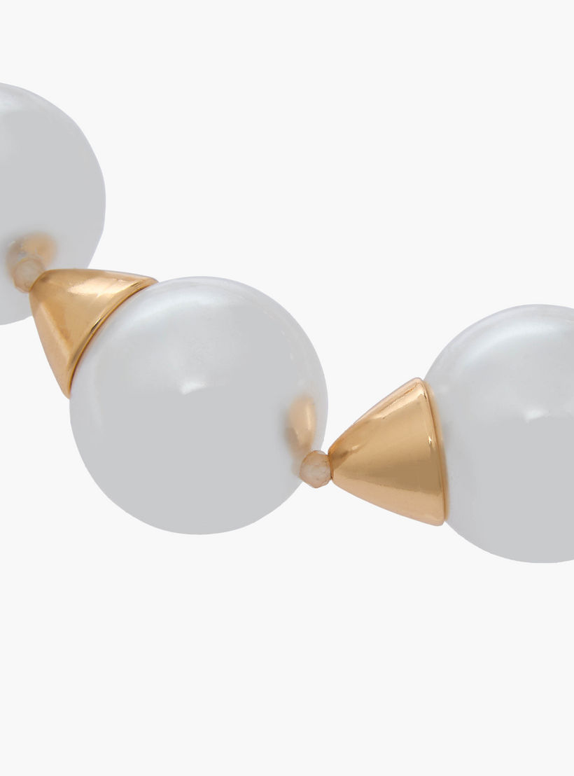 Metal Necklace with Pearl Bead Embellishment-women-watchesandjewellery-jewellery-necklacesandpendants-image-4