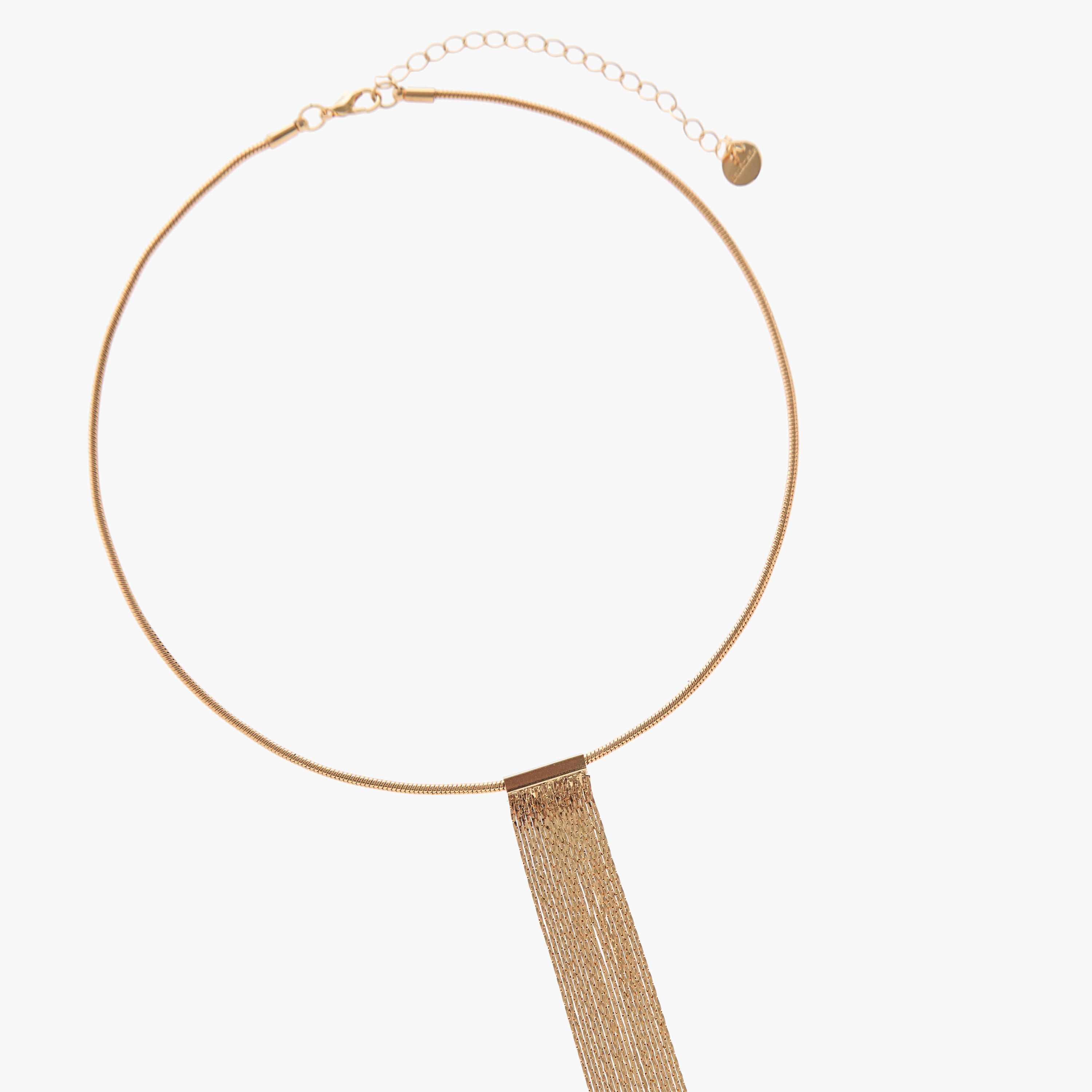 عقد ميتالك بتفاصيل شرّابة-women-watchesandjewellery-jewellery-necklacesandpendants-image-3