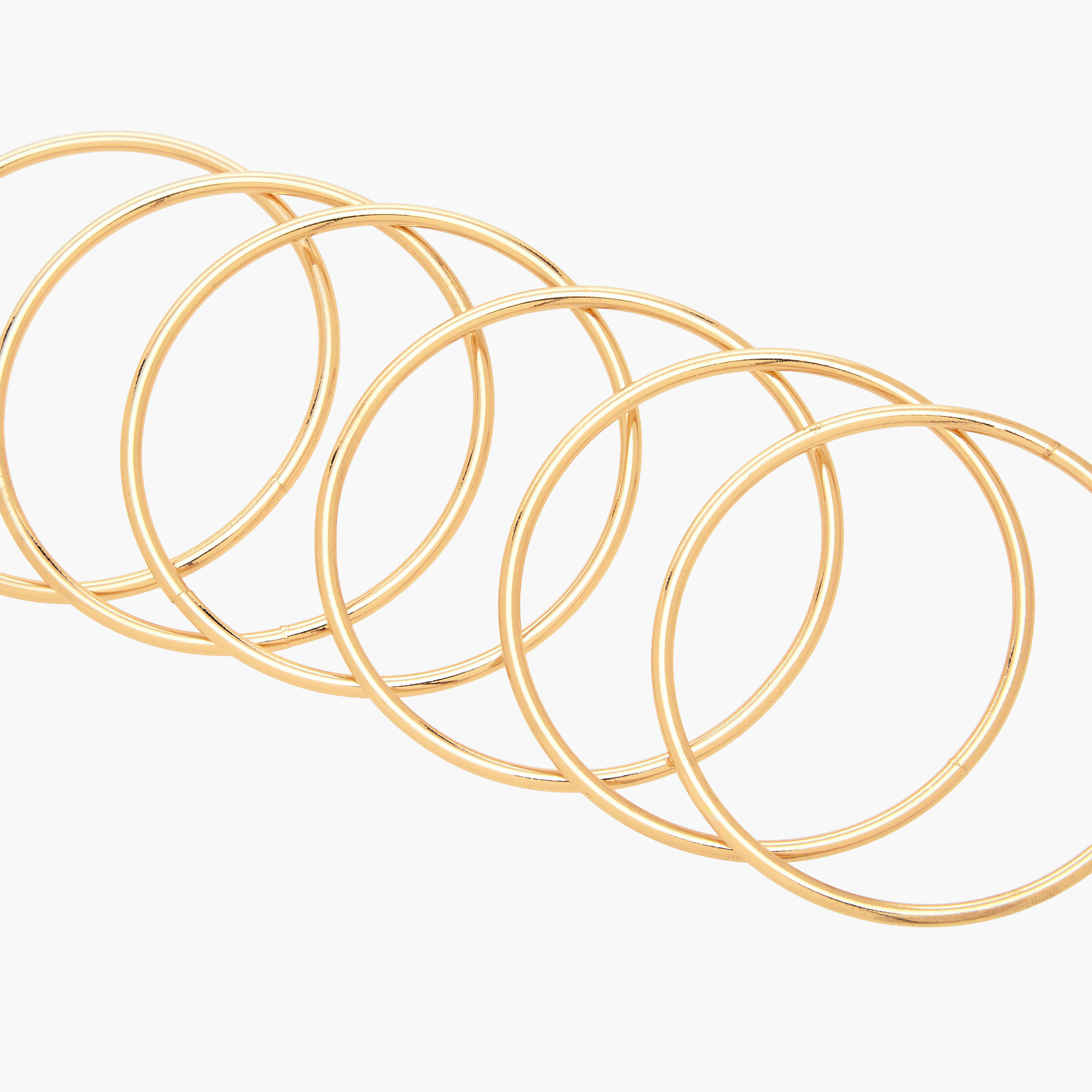Pack of 6 Gold Tone Bangle-women-watchesandjewellery-jewellery-banglesandbracelets-image-6