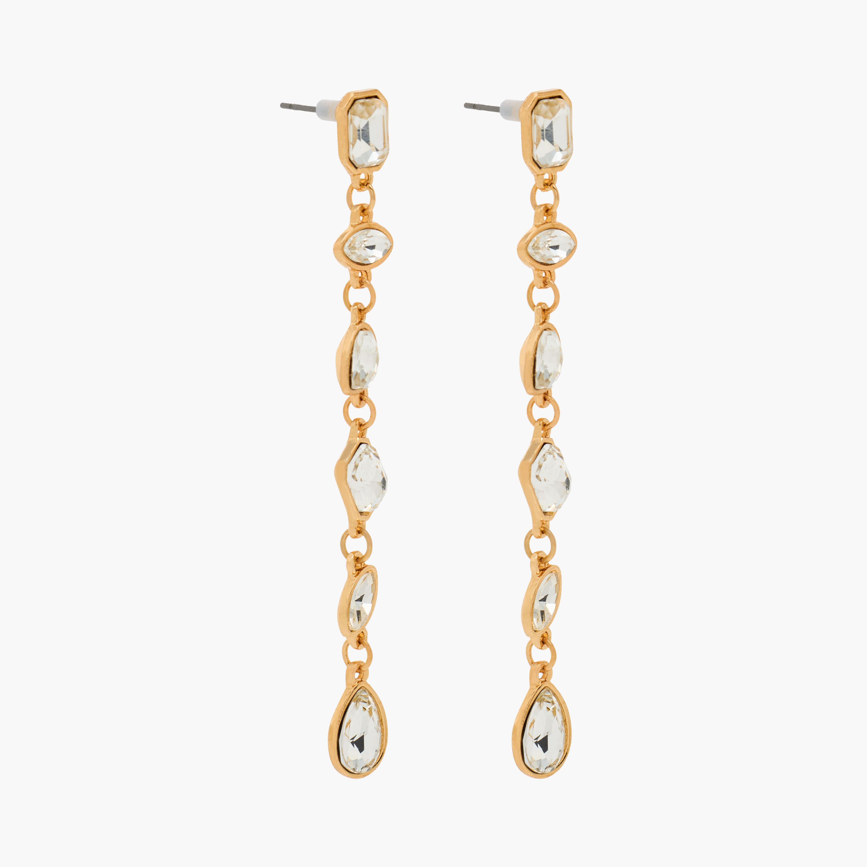Pack of 2 Gold Tone Assorted Earrings with Pushback Closure-women-watchesandjewellery-jewellery-earrings-image-2