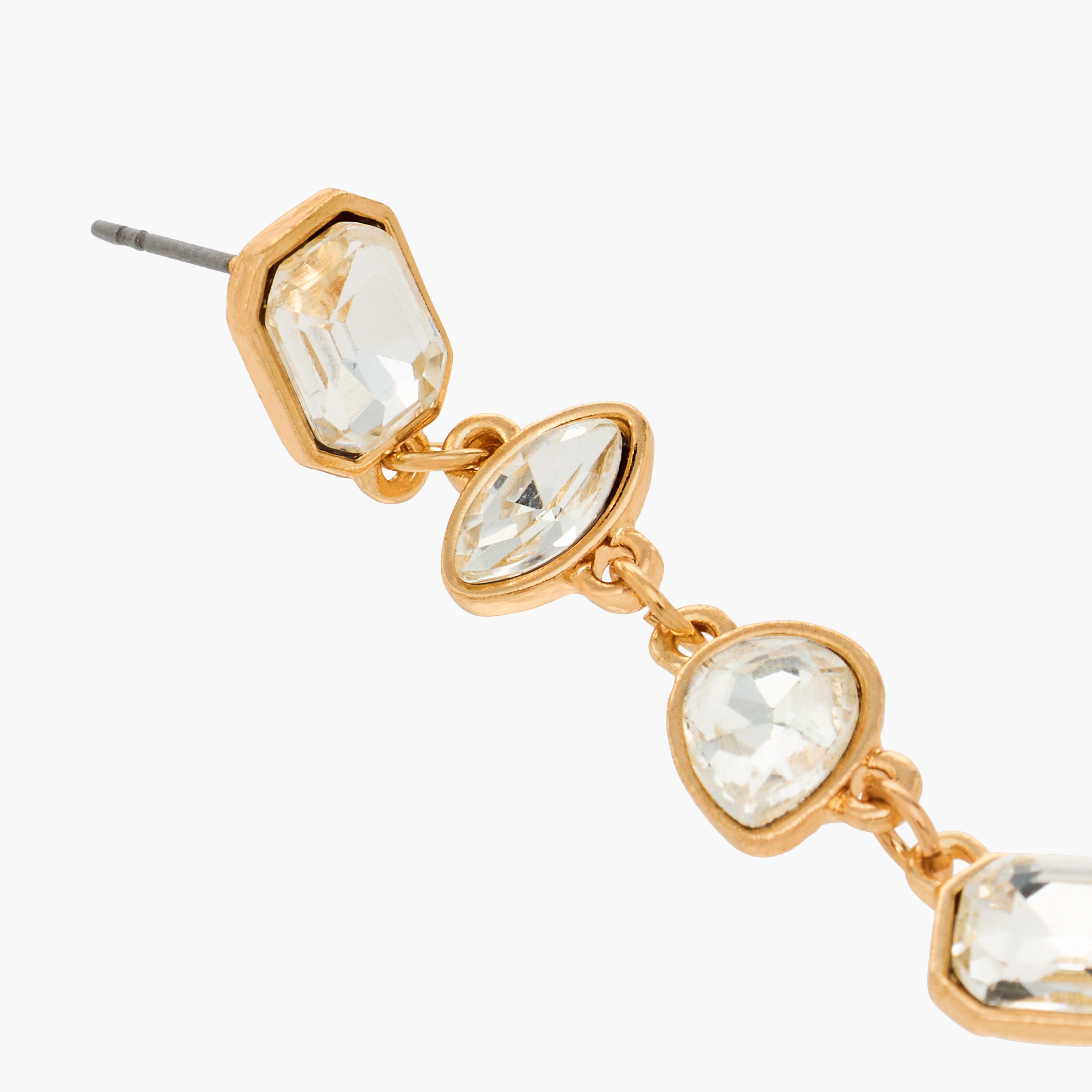 Pack of 2 Gold Tone Assorted Earrings with Pushback Closure-women-watchesandjewellery-jewellery-earrings-image-4