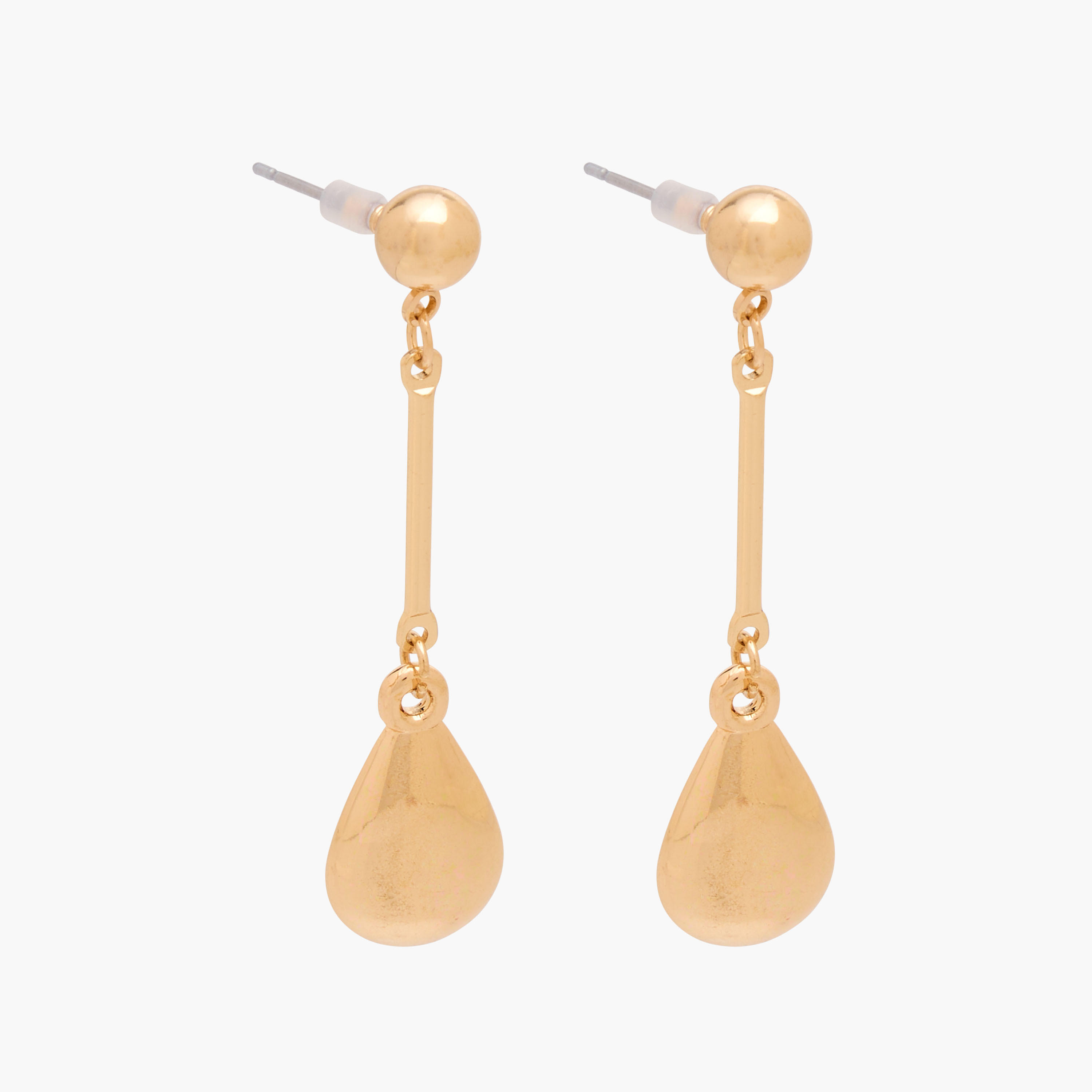 Pack of 3 Gold Tone Assorted Earrings with Pushback Closure-women-watchesandjewellery-jewellery-earrings-image-2