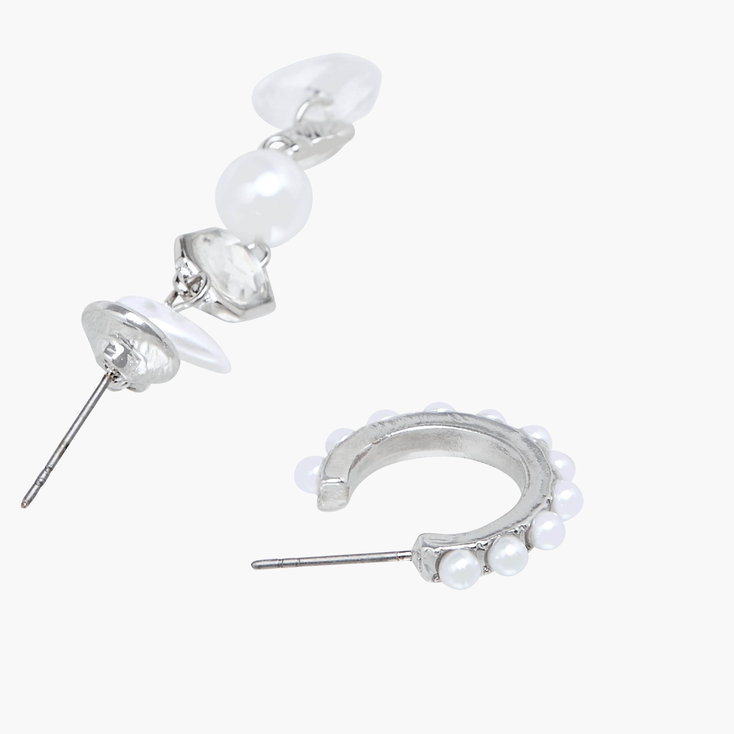 Pack of 2 Embellished Earrings with Pushback Closure-women-watchesandjewellery-jewellery-earrings-image-5