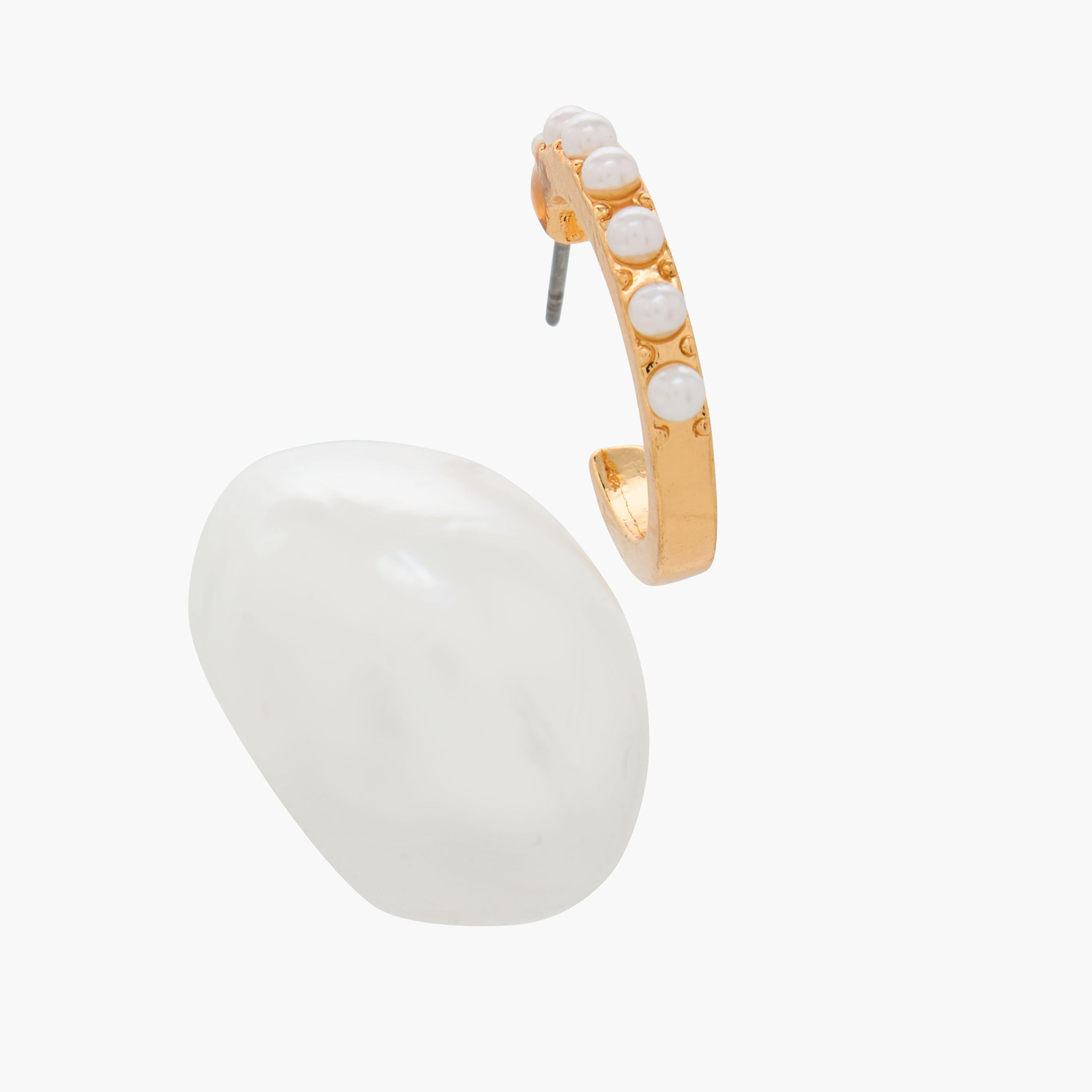 Pack of 6 Gold Tone Hoop Earrings with Pushback Closure-women-watchesandjewellery-jewellery-earrings-image-4