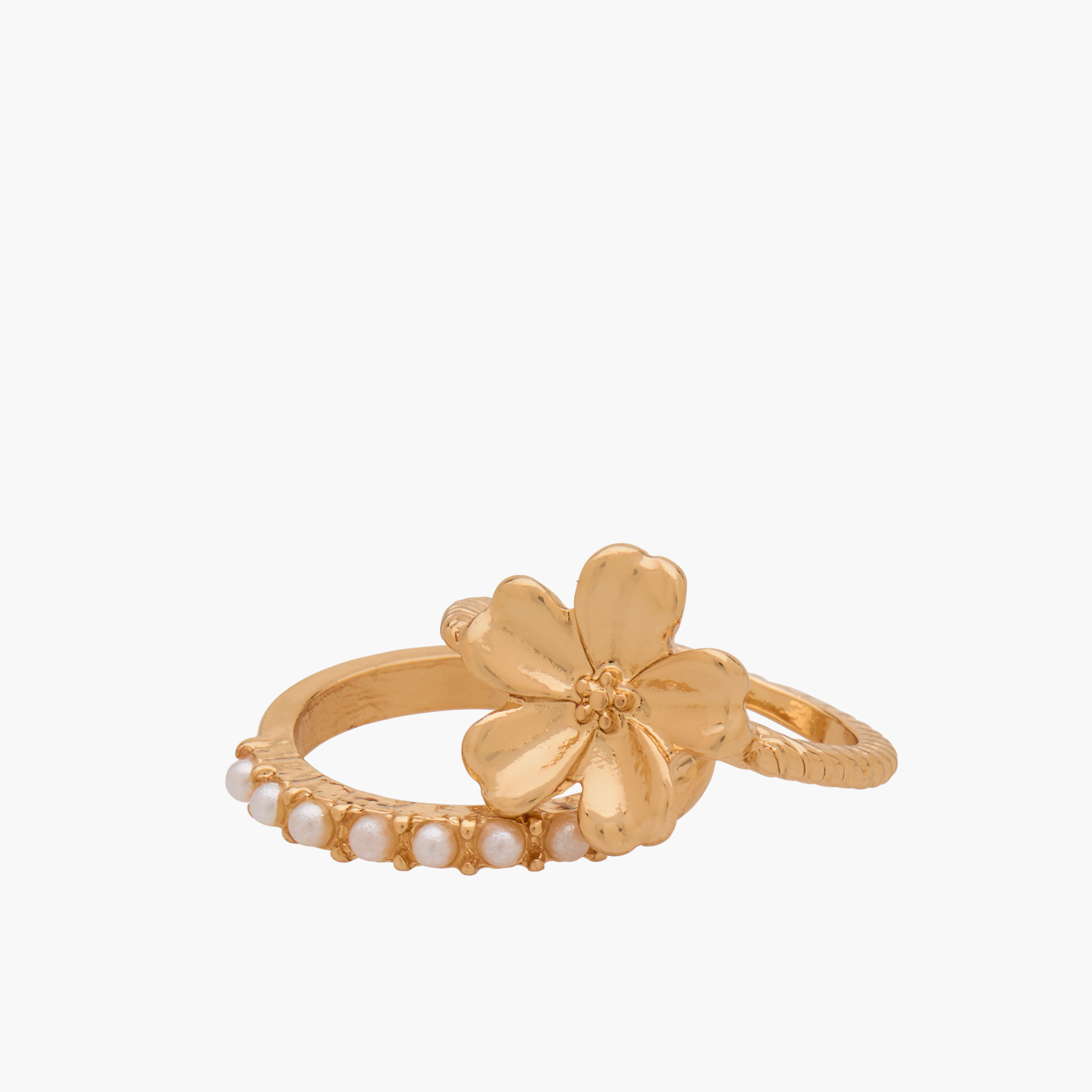 خواتم بلون ذهبي وتصاميم متنوعة - طقم 8 قطع-women-watchesandjewellery-jewellery-rings-image-3