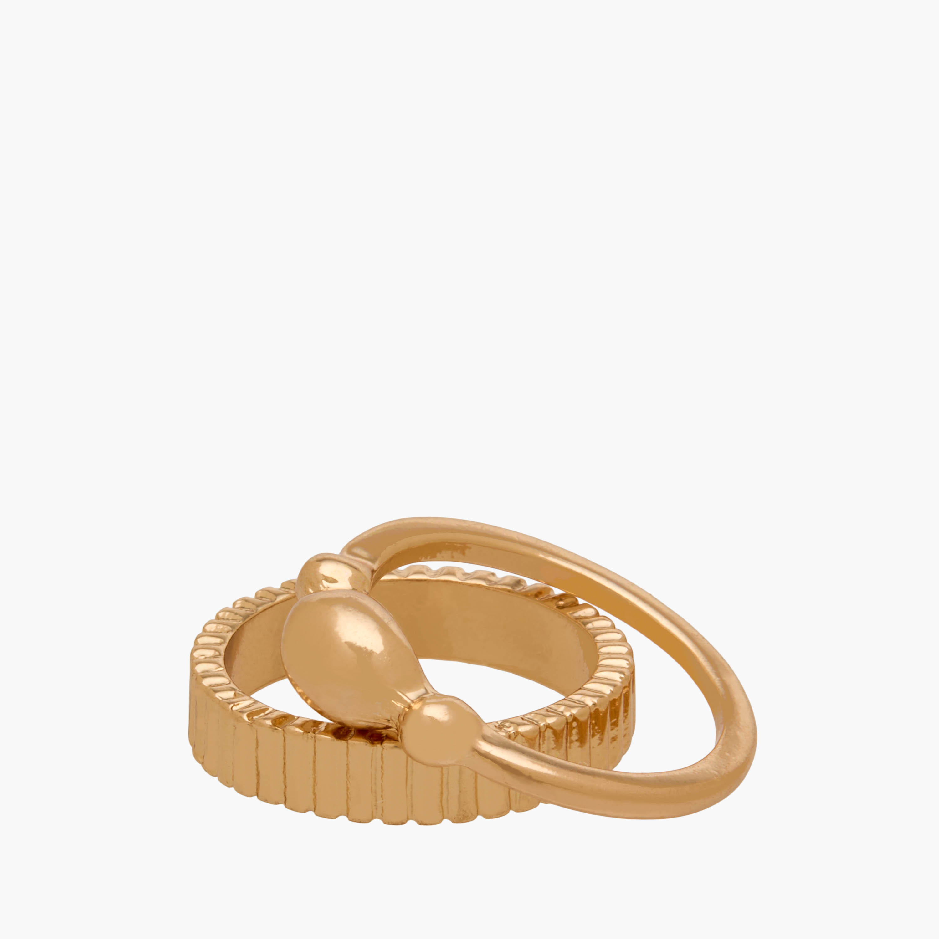 Pack of 9 Stackable Gold Tone Ring with Assorted Design-women-watchesandjewellery-jewellery-rings-image-3