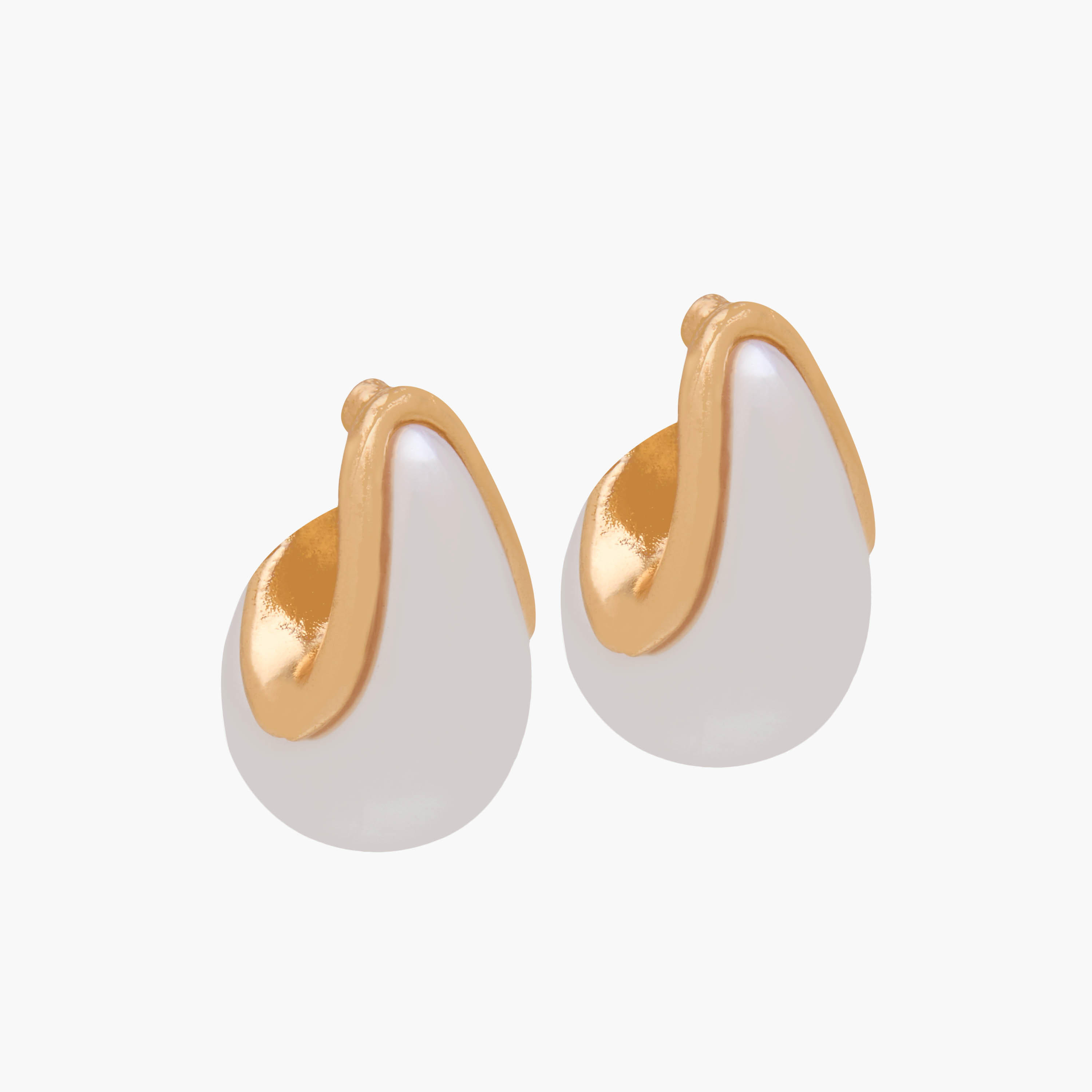Pack of 3 Metal Gold Tone Hoop Earrings with Pushback Closure-women-watchesandjewellery-jewellery-earrings-image-3
