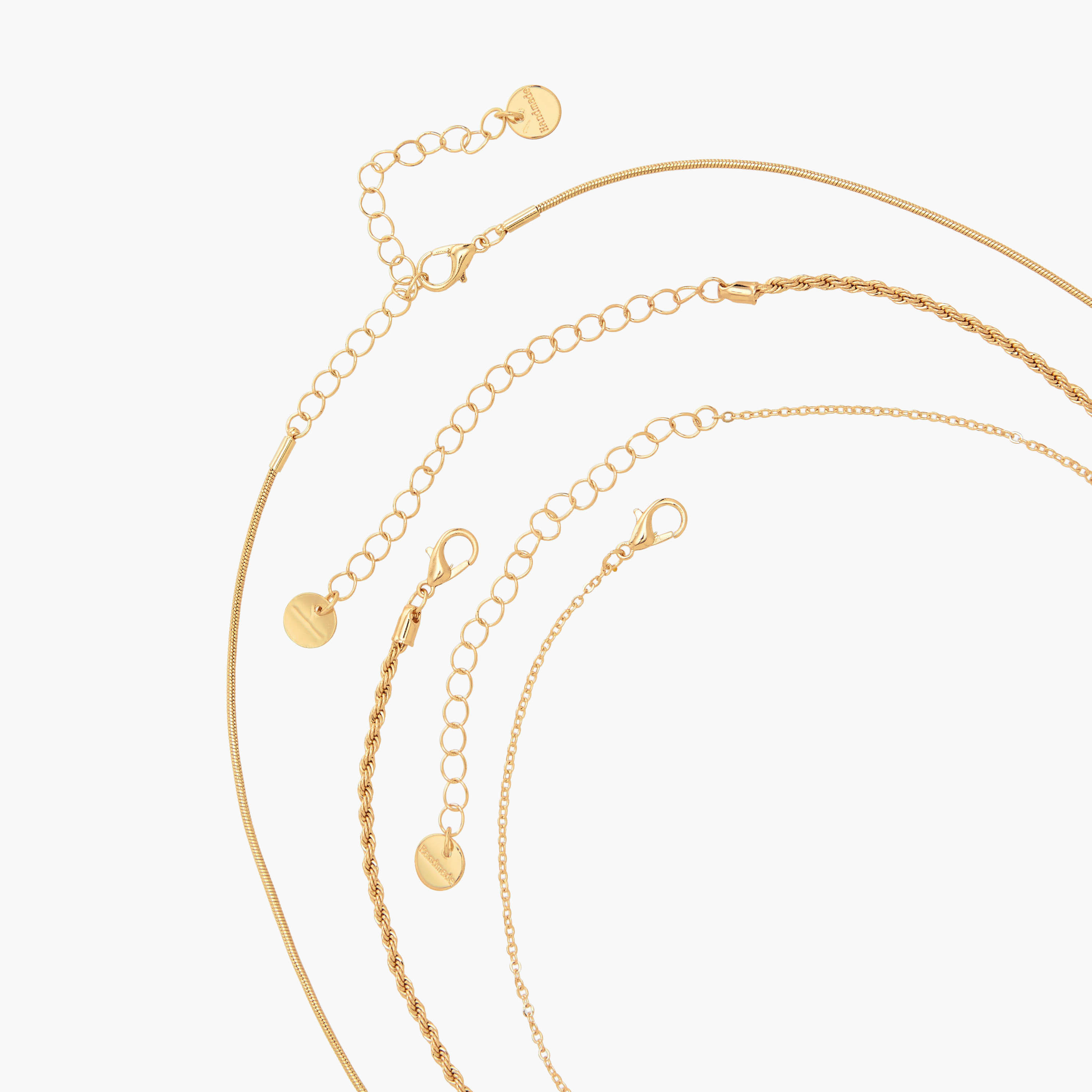 Set of 3 - Gold Tone Necklace with Assorted Design-women-watchesandjewellery-jewellery-necklacesandpendants-image-5