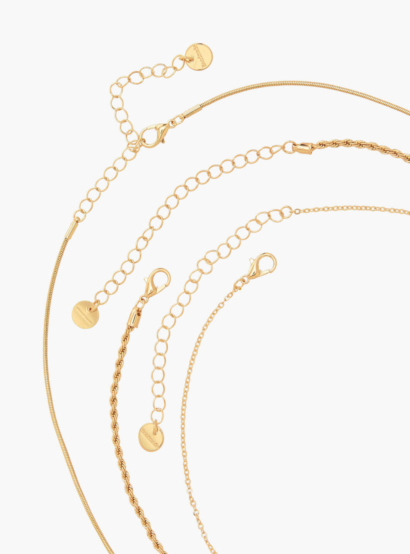 Set of 3 - Gold Tone Necklace with Assorted Design-women-watchesandjewellery-jewellery-necklacesandpendants-image-5