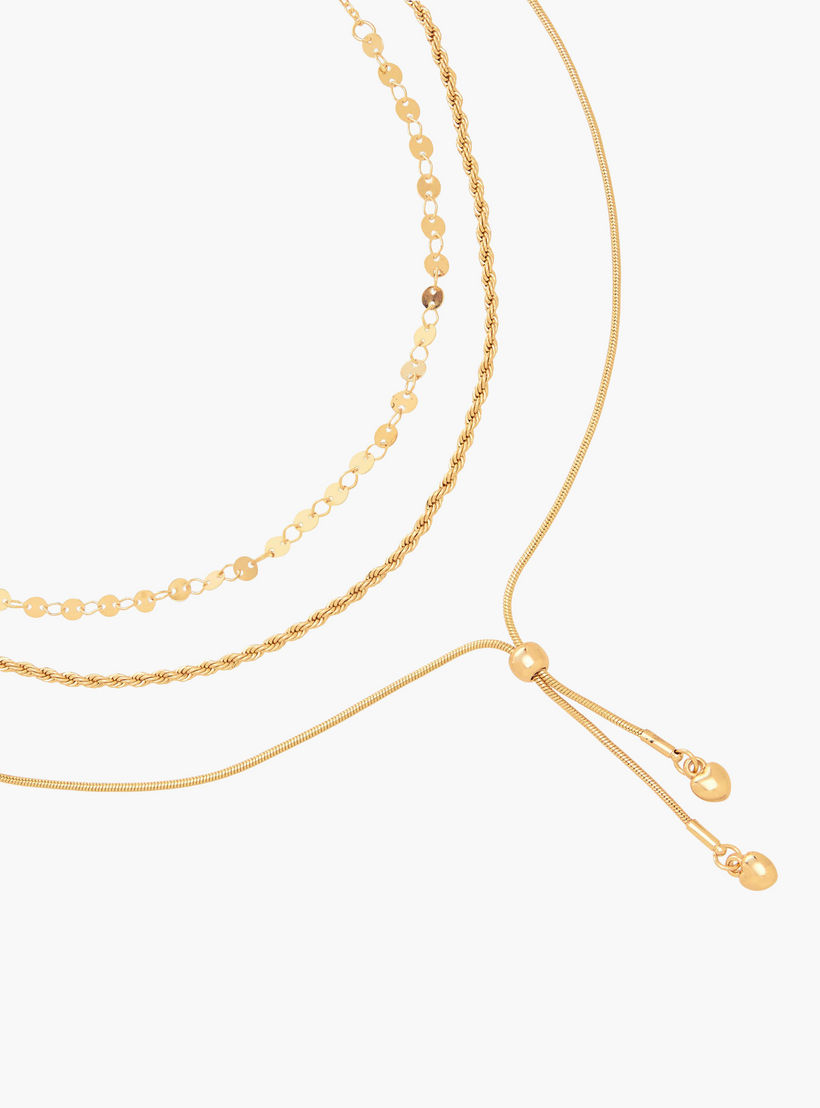 Set of 3 - Gold Tone Necklace with Assorted Design-women-watchesandjewellery-jewellery-necklacesandpendants-image-6