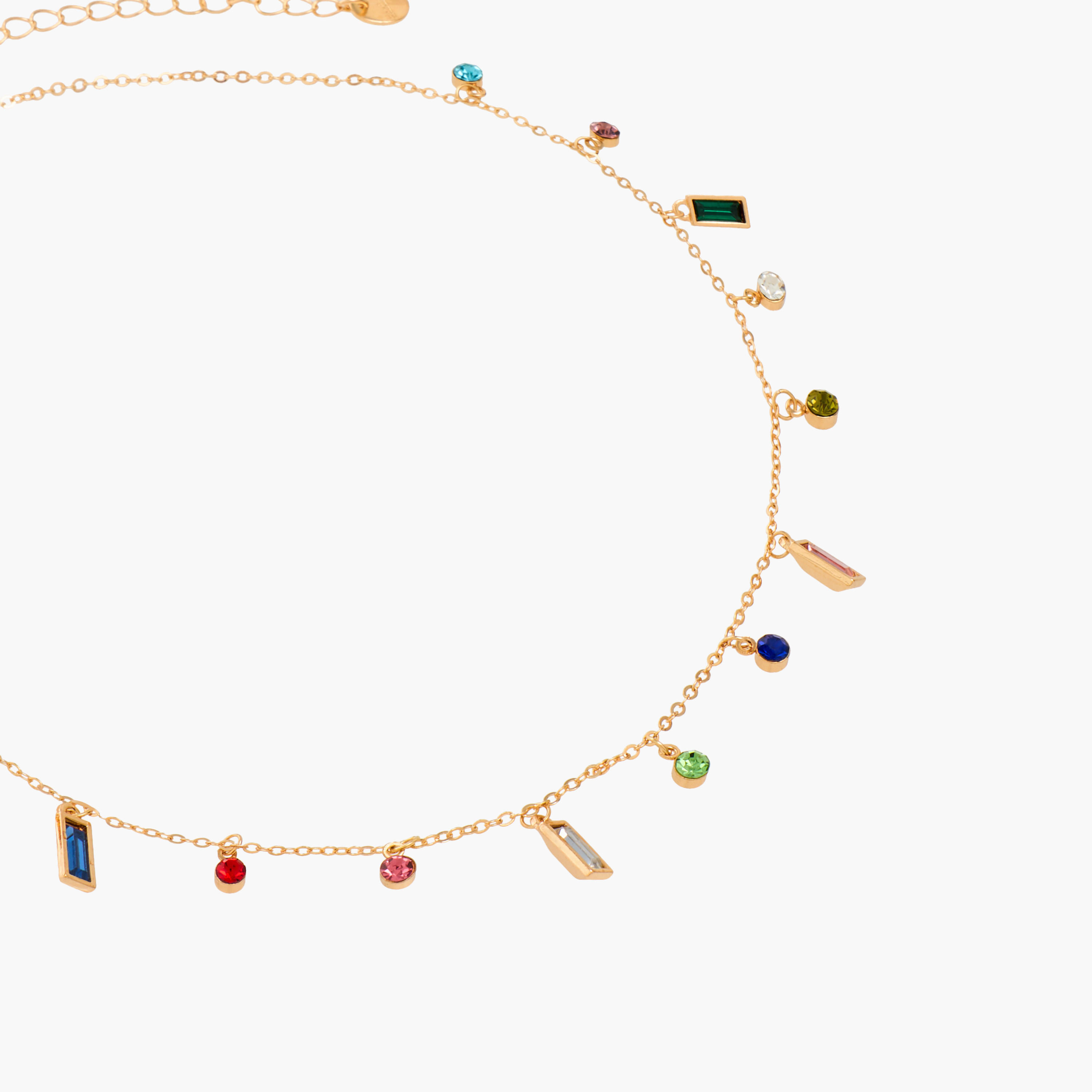 Metal Crystal Necklace with Lobster Clasp Closure-women-watchesandjewellery-jewellery-necklacesandpendants-image-2