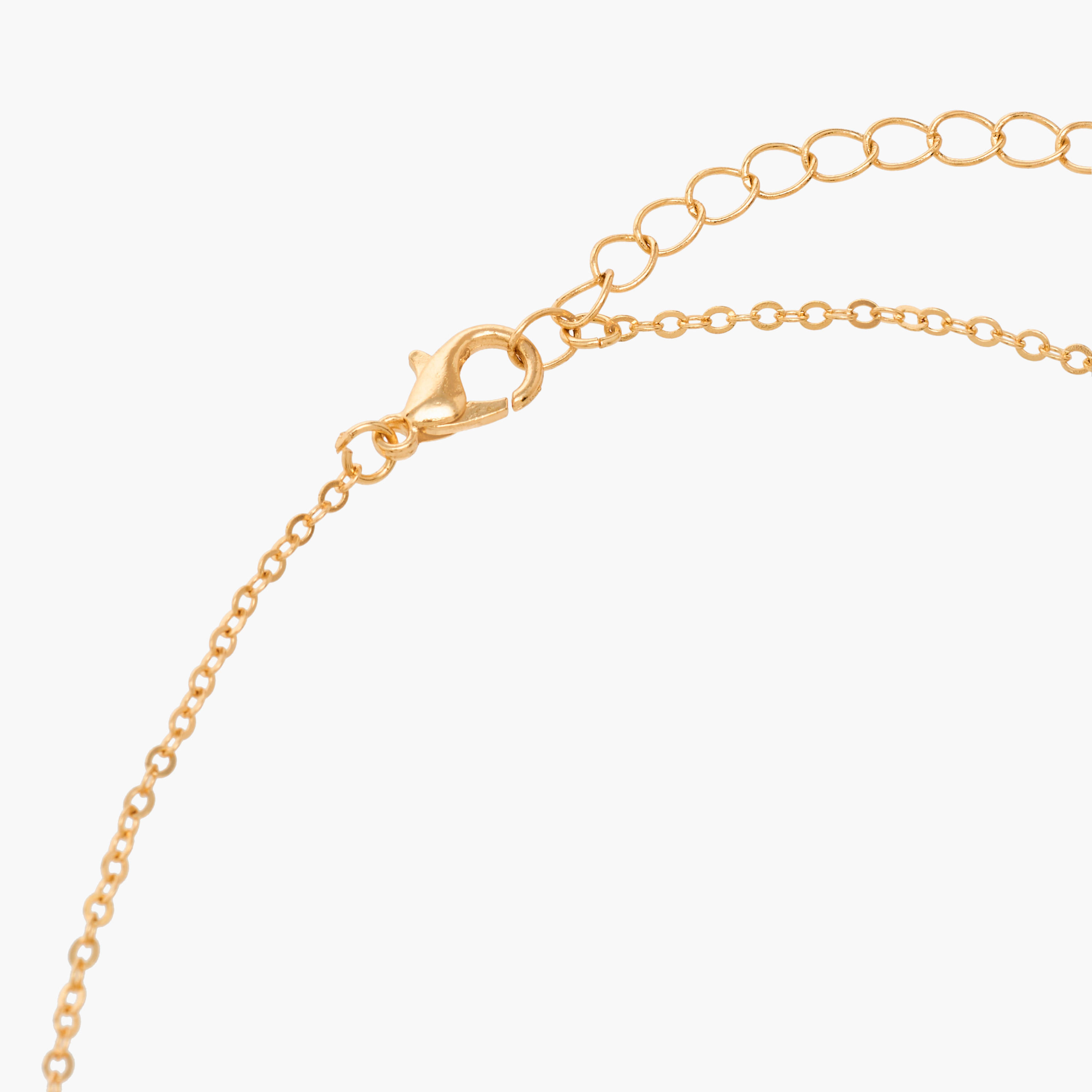 Metal Crystal Necklace with Lobster Clasp Closure-women-watchesandjewellery-jewellery-necklacesandpendants-image-3